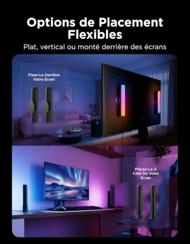 Thumbnail 5 de Govee Barre Lumineuse LED Intelligente pour TV – RGBICWW, Sync Musique et Commande Vocale