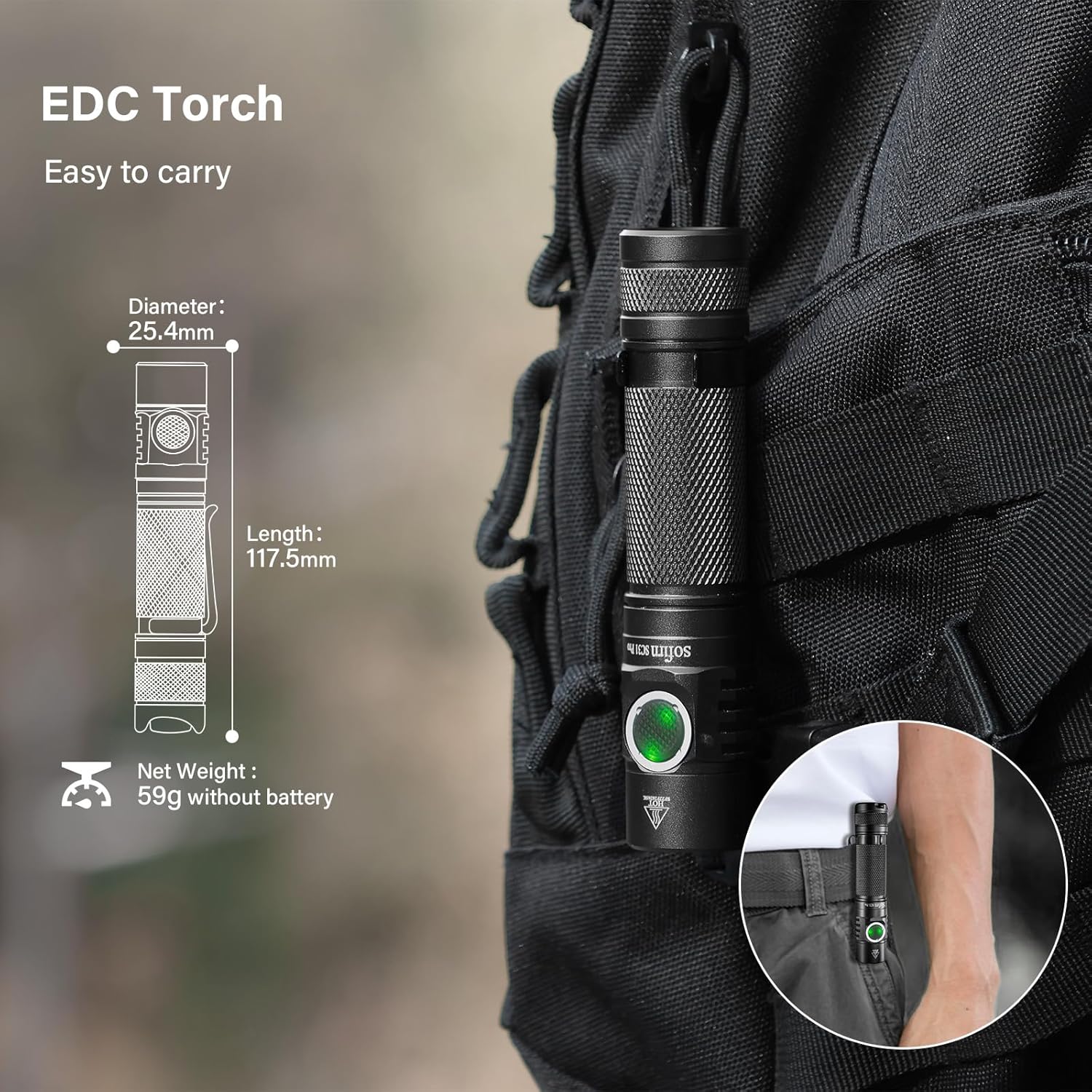 Thumbnail 3 de Sofirn SC31 Pro Linterna LED 2000 Lumens 🚶‍♂️ Recargable Impermeable