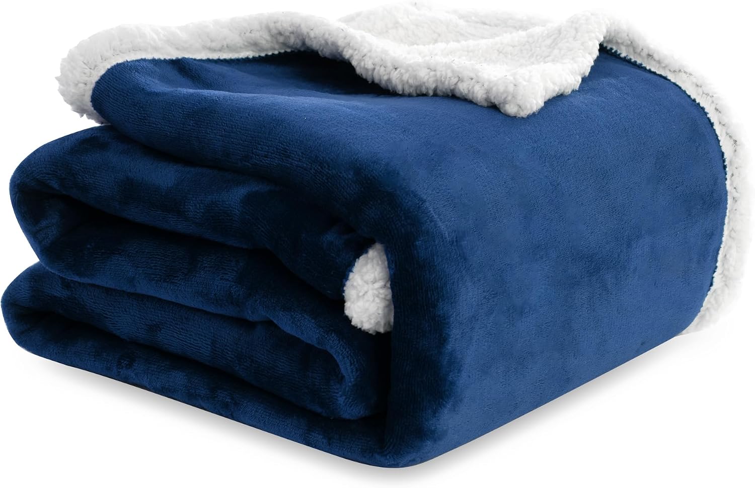 Thumbnail 6 de Winthome Double-Layered Sherpa Fleece Throw Blanket – Ultra Soft, Warm and Breathable 130 x 170 cm (Grey)