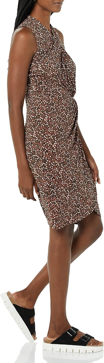 Thumbnail 2 de Amazon Essentials Damen ärmelloses Wickelkleid mit Crossover-Twistausschnitt
