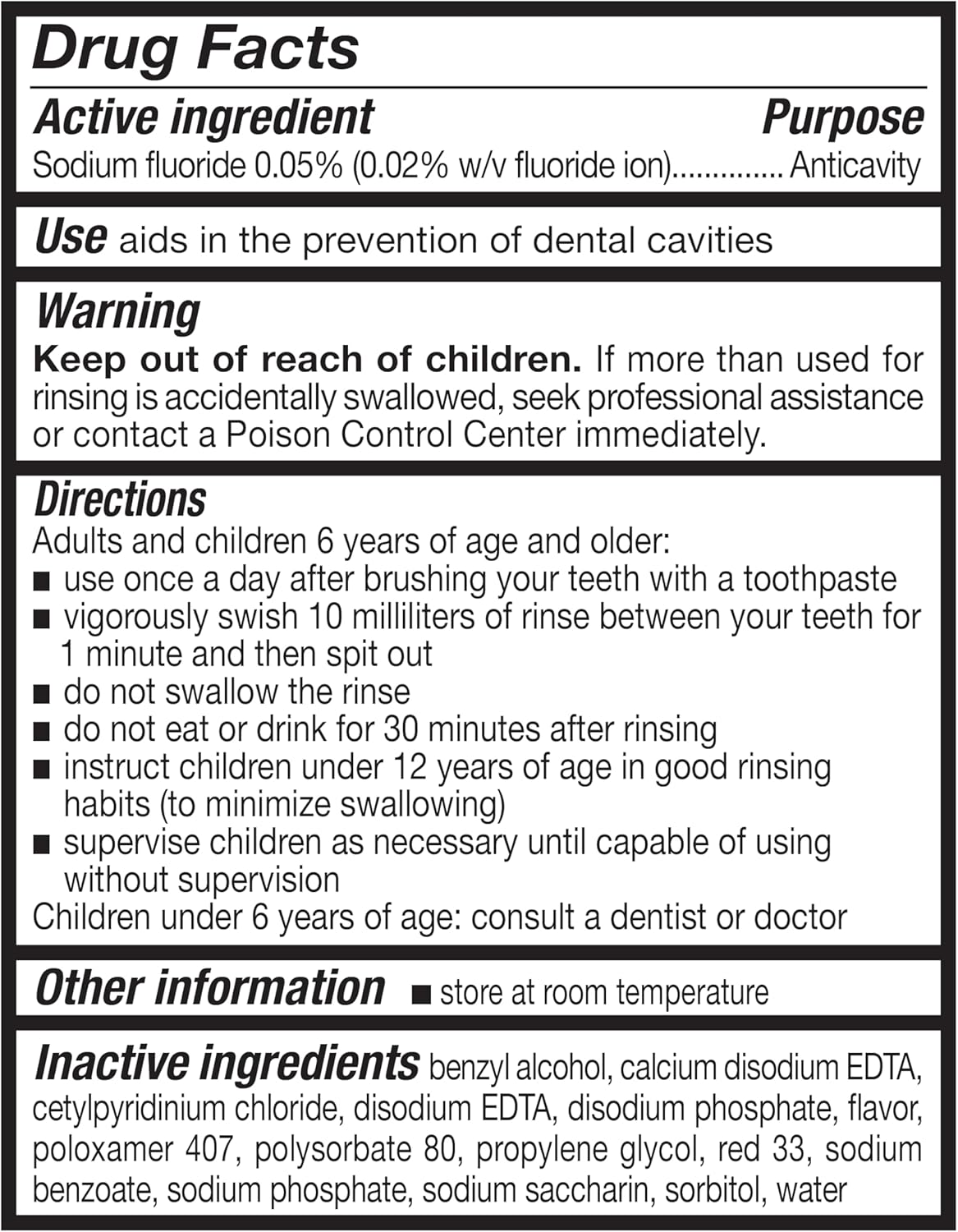 Thumbnail 4 de Amazon Basics Kids Mouthwash with Fluoride (Alcohol-Free) Bubble Gum Flavor, 18 fl oz, 4-Pack