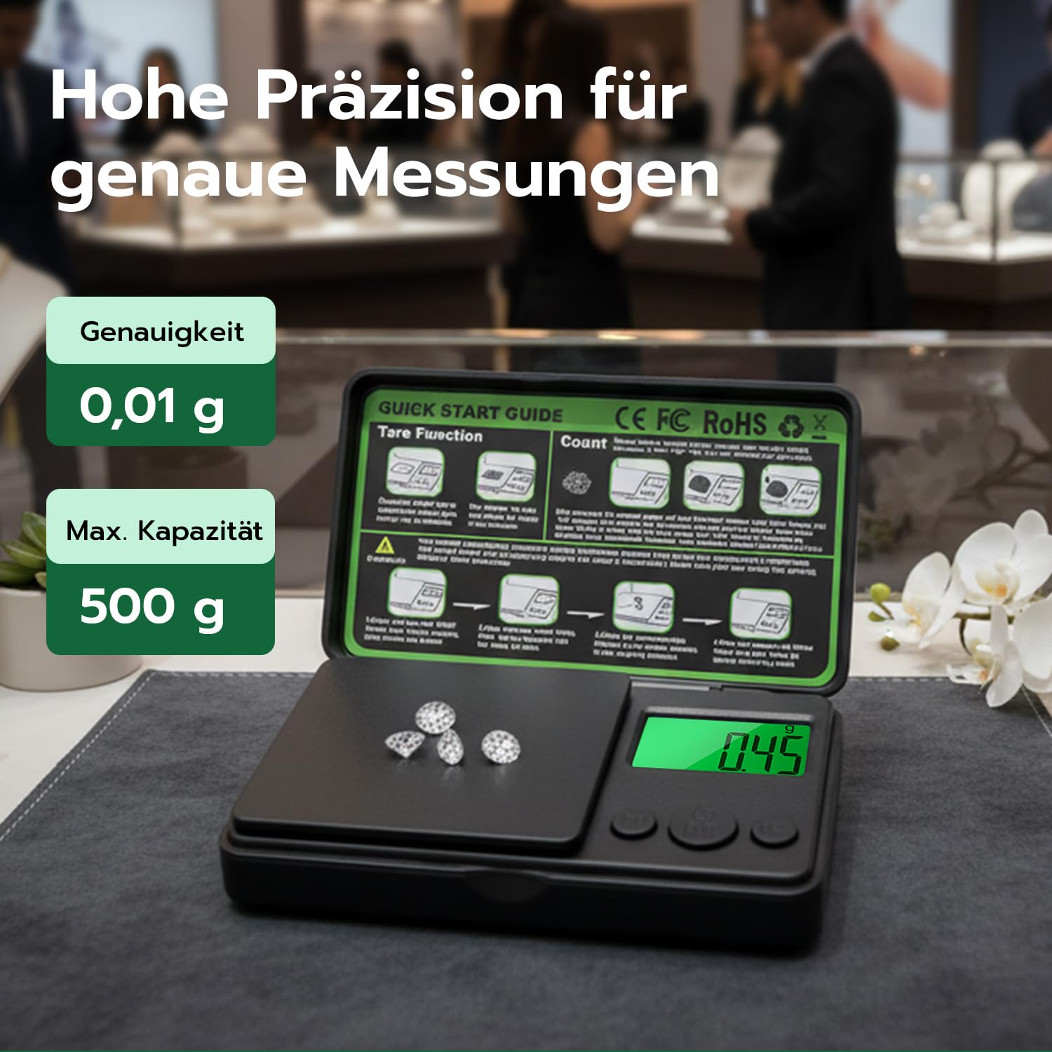 Thumbnail 1 de Tolesum 500 g Feinwaage mit 0,01 g