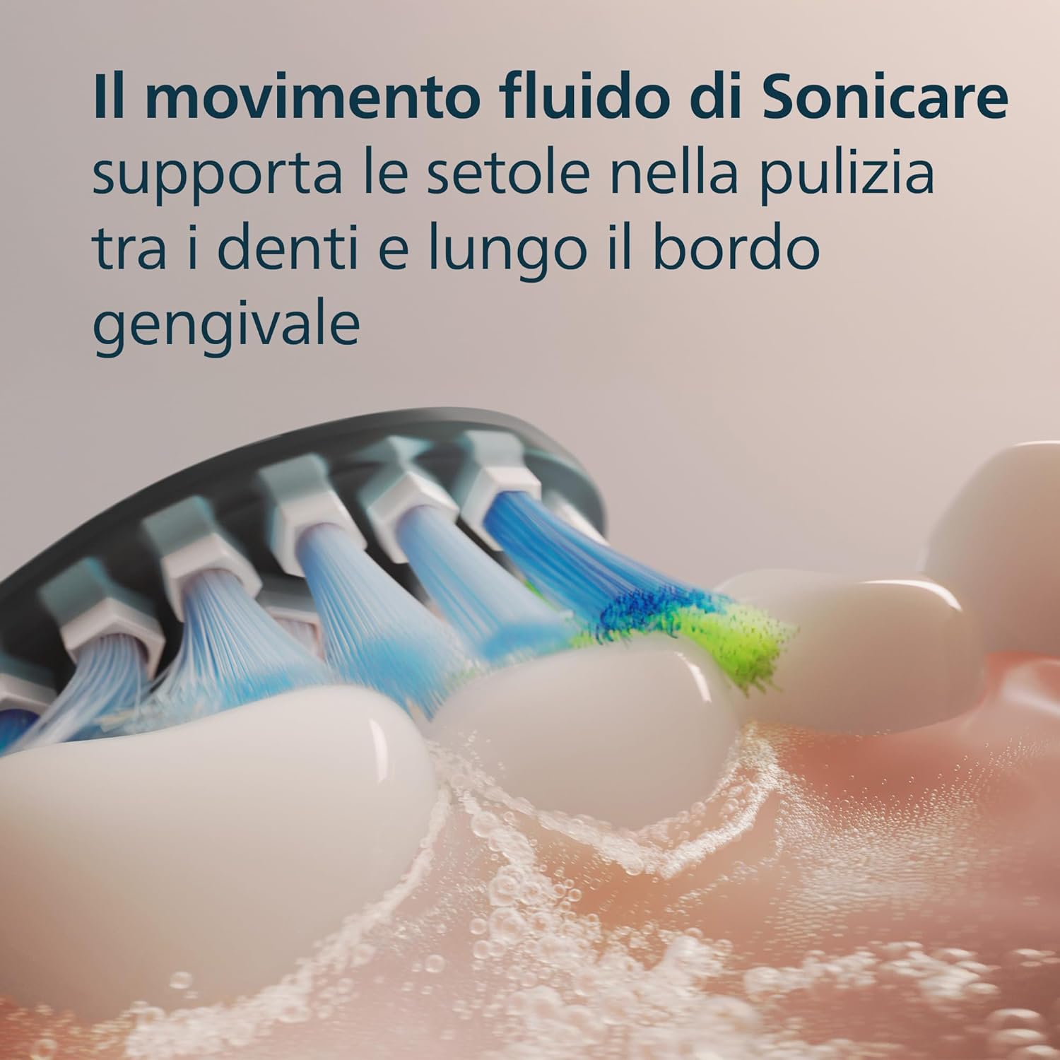 Detalle de PHILIPS Sonicare C3 Premium Plaque Defence – Testine di ricambio originali, nero, confezione 6 HX9046/88