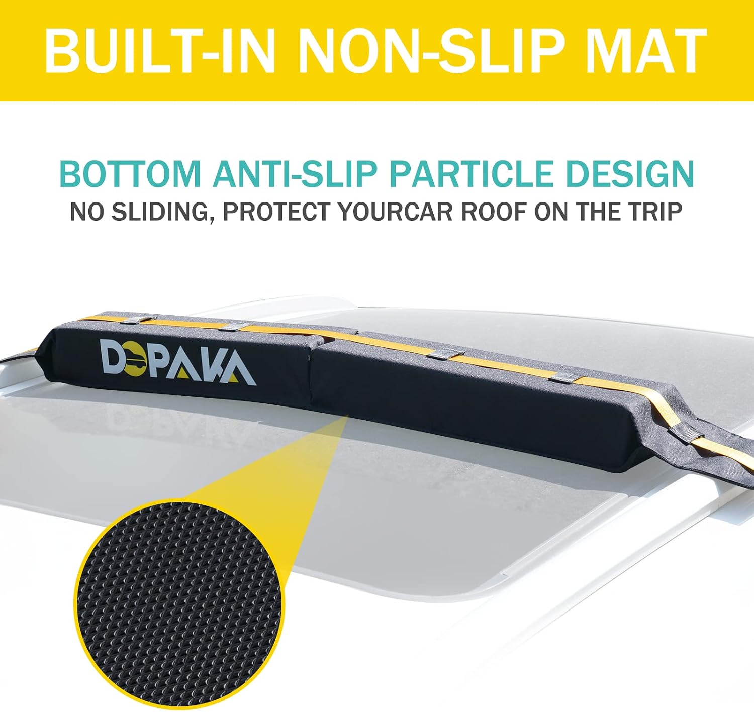 Thumbnail 4 de Kayak Roof Rack with Soft Pads and Accessories (Universal Fit)