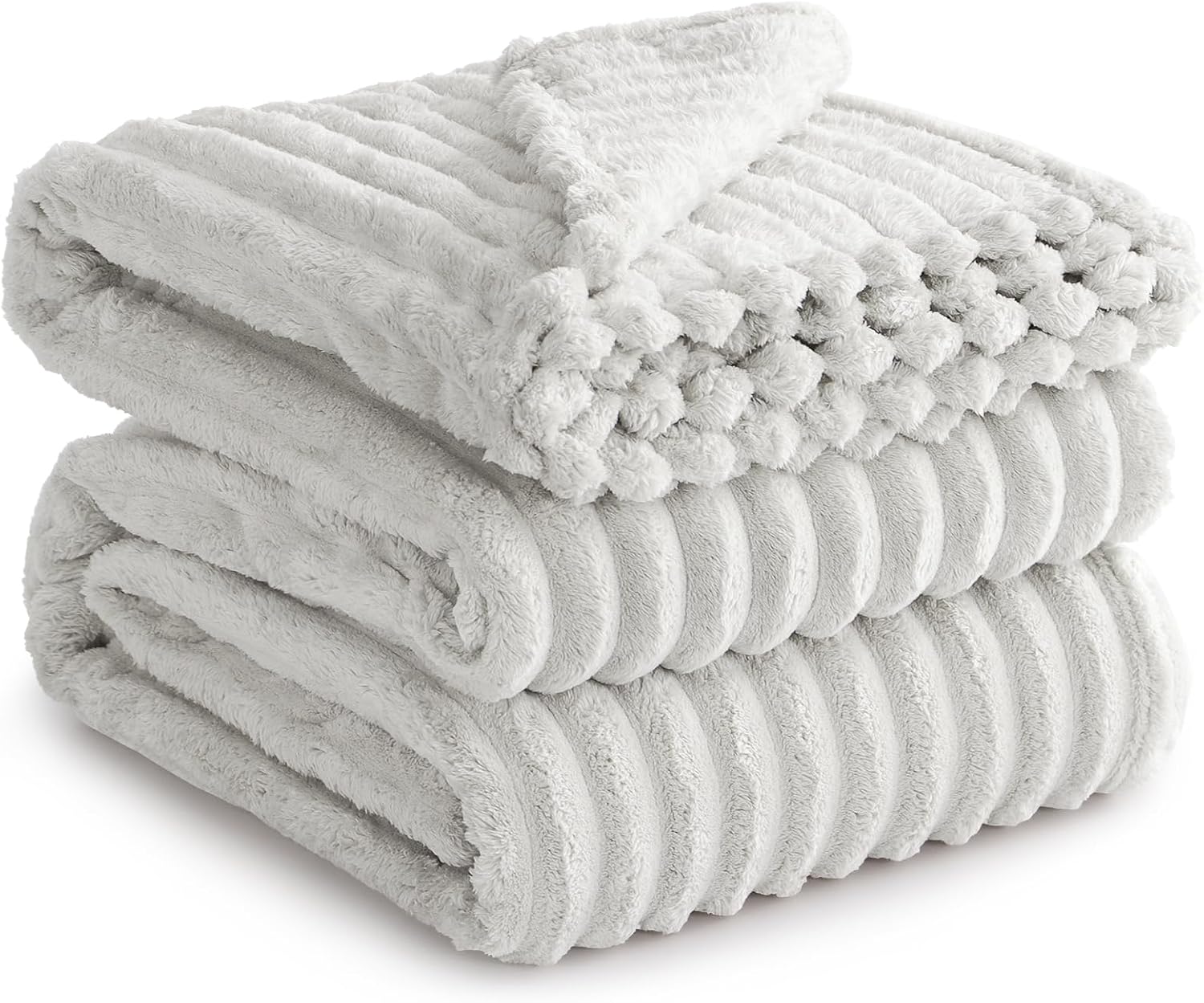 Detalle de RUIKASI Kuscheldecke 220 × 240 cm – Flauschig Hellbeige, OEKO-TEX zertifiziert