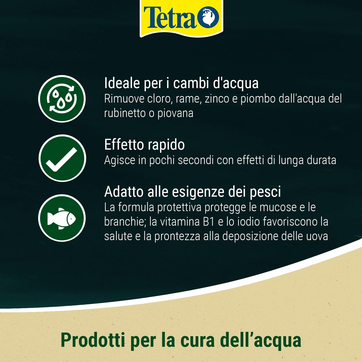 Detalle de Tetra Pond AquaSafe: acqua sicura per pesci e piante del laghetto da giardino, 250 ml