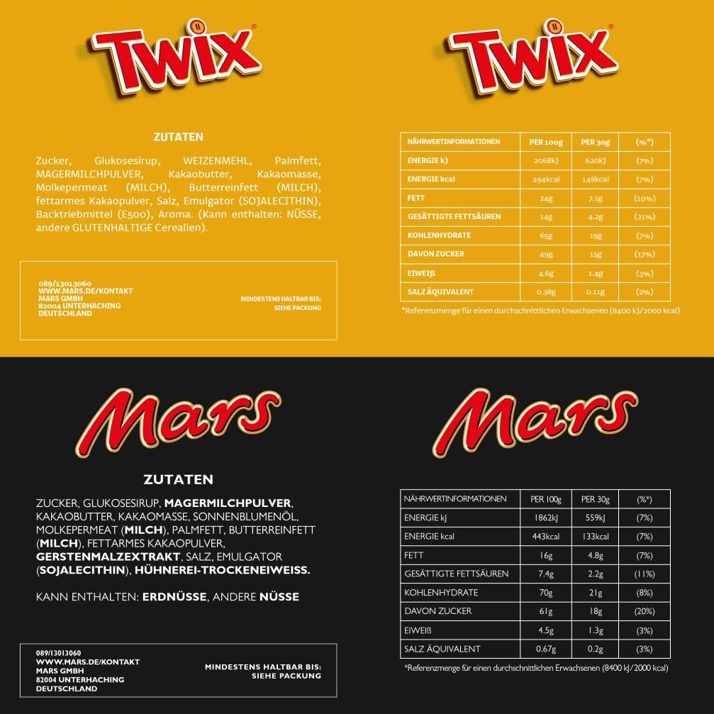 Thumbnail 1 de Miniatures Mix Schokolade Großpackung – 296 Mini-Riegel, 3 kg (Mars, Snickers, Bounty, Twix)