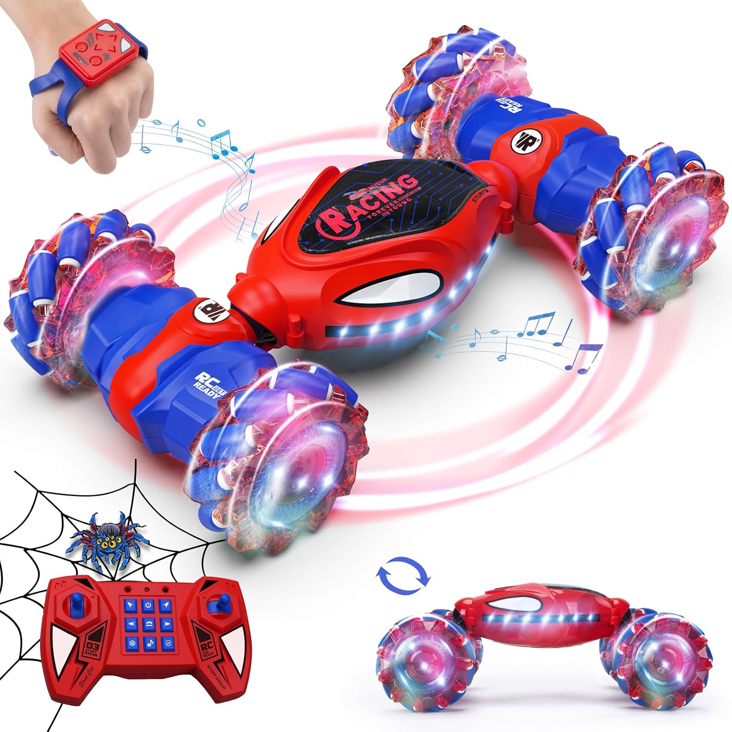 Ltteaoy Macchina Telecomandata Spider per Bambini 60 min