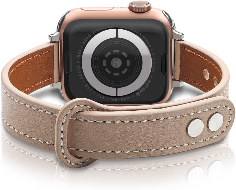 Thumbnail 1 de segoo Genuine Leather Apple Watch band (38–42mm / 49–46–45–44mm) – slim top-grain style strap