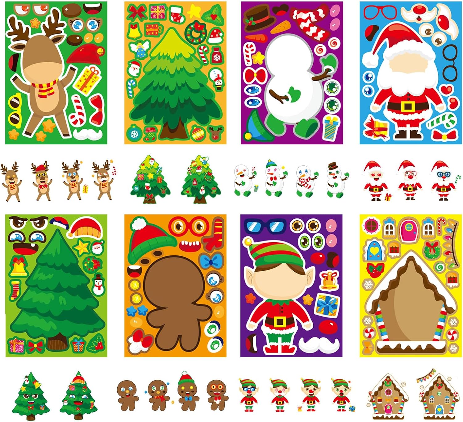 Thumbnail 4 de Christmas Stickers for Kids, 32-Piece Set