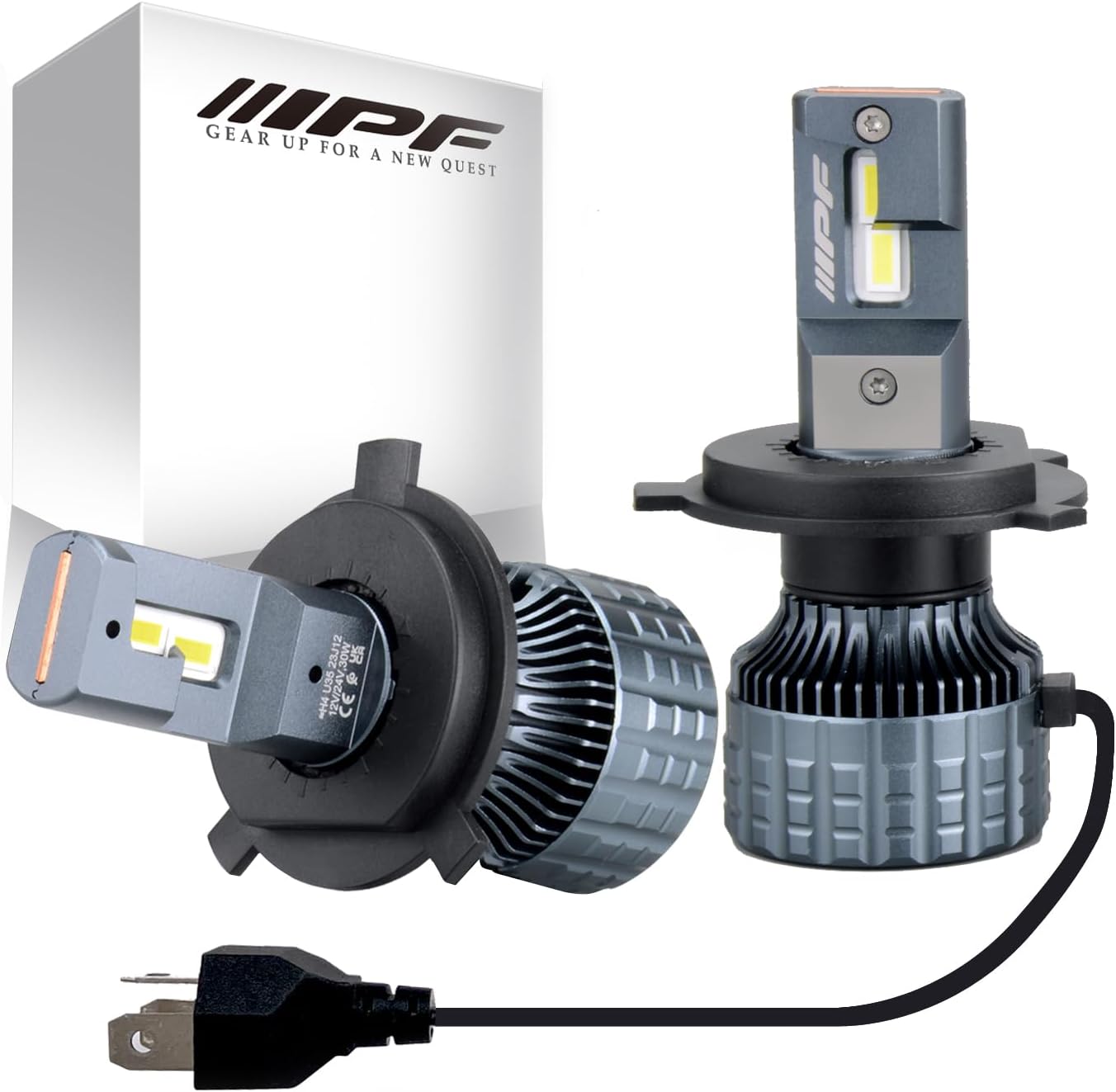 Detalle de M's Basic by IPF AMZ-HL241 H4 LEDヘッドライト 6500K・12V/24V兼用