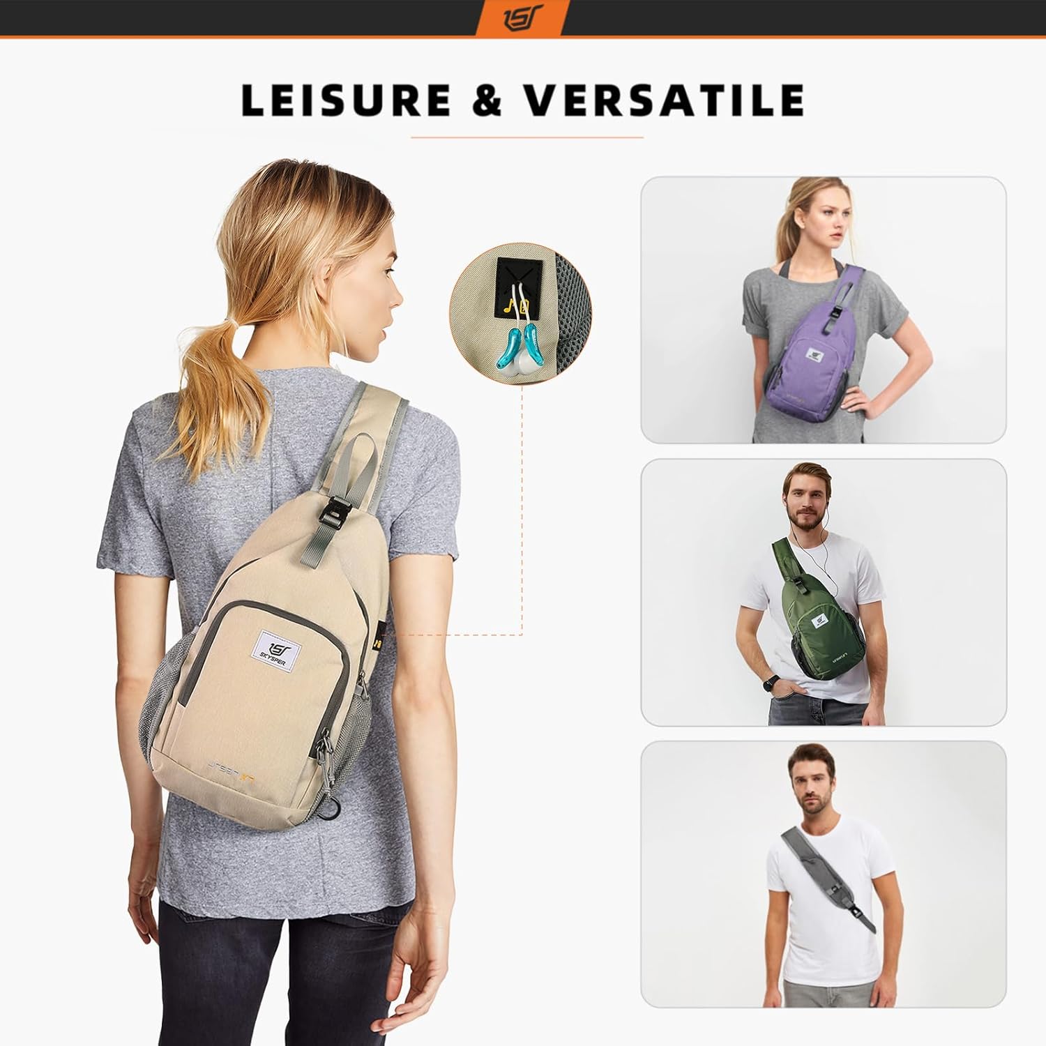 Thumbnail 5 de SKYSPER Sling Bag 7L crossbody daypack