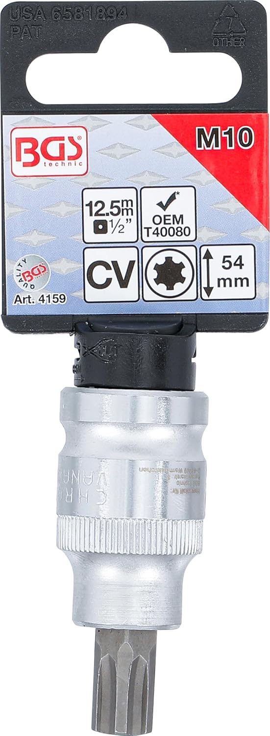 Thumbnail 2 de BGS BGS 4159 chiave a bussola con inserto spline per VAG Polydrive, lunghezza 54 mm