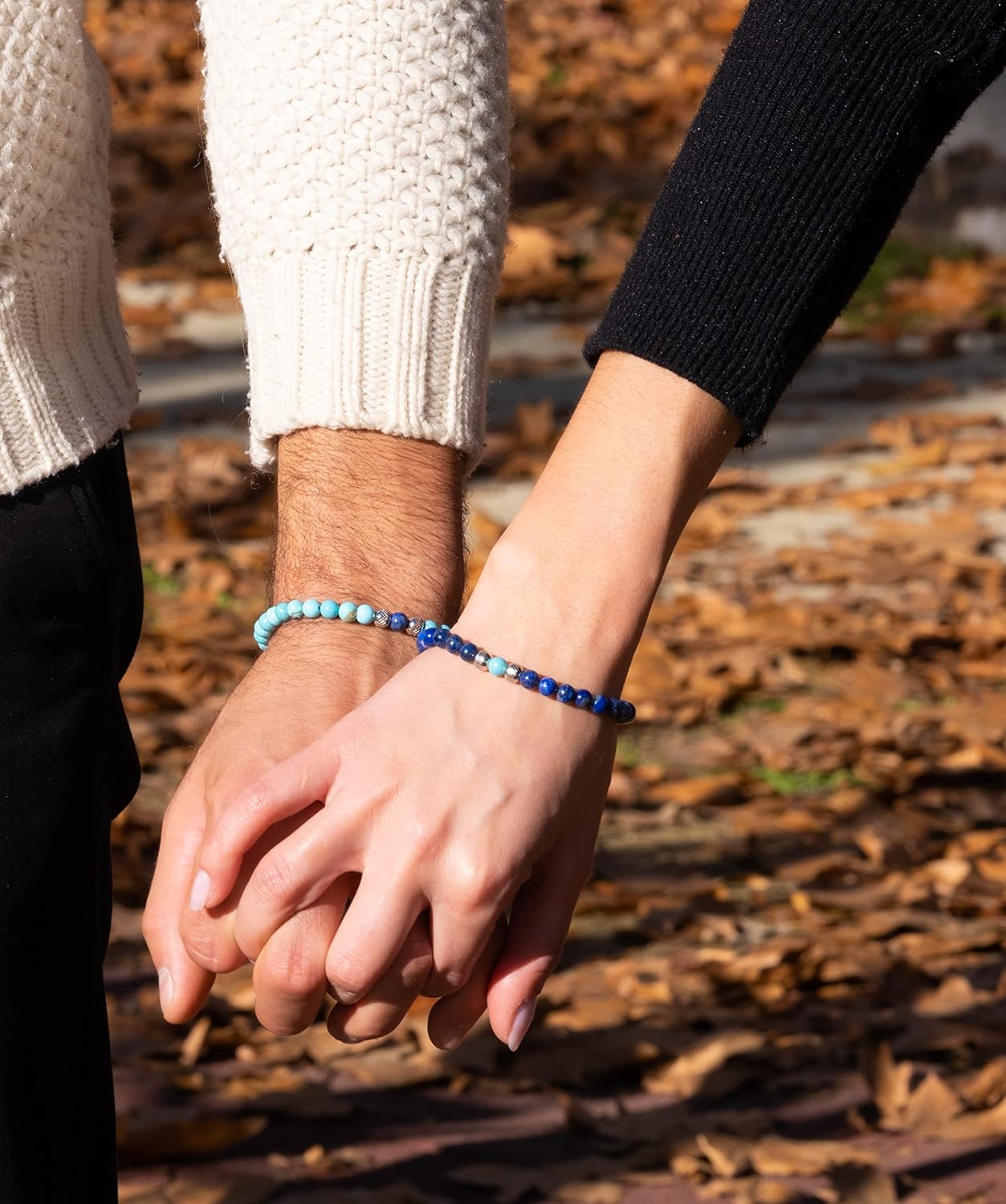 Detalle de 10:10 Bracciale coppia pietre naturali 6 mm 💍