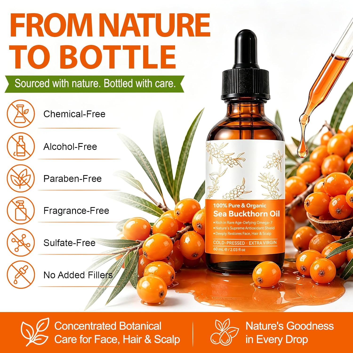 Thumbnail 6 de Sea Buckthorn Oil, 60 mL