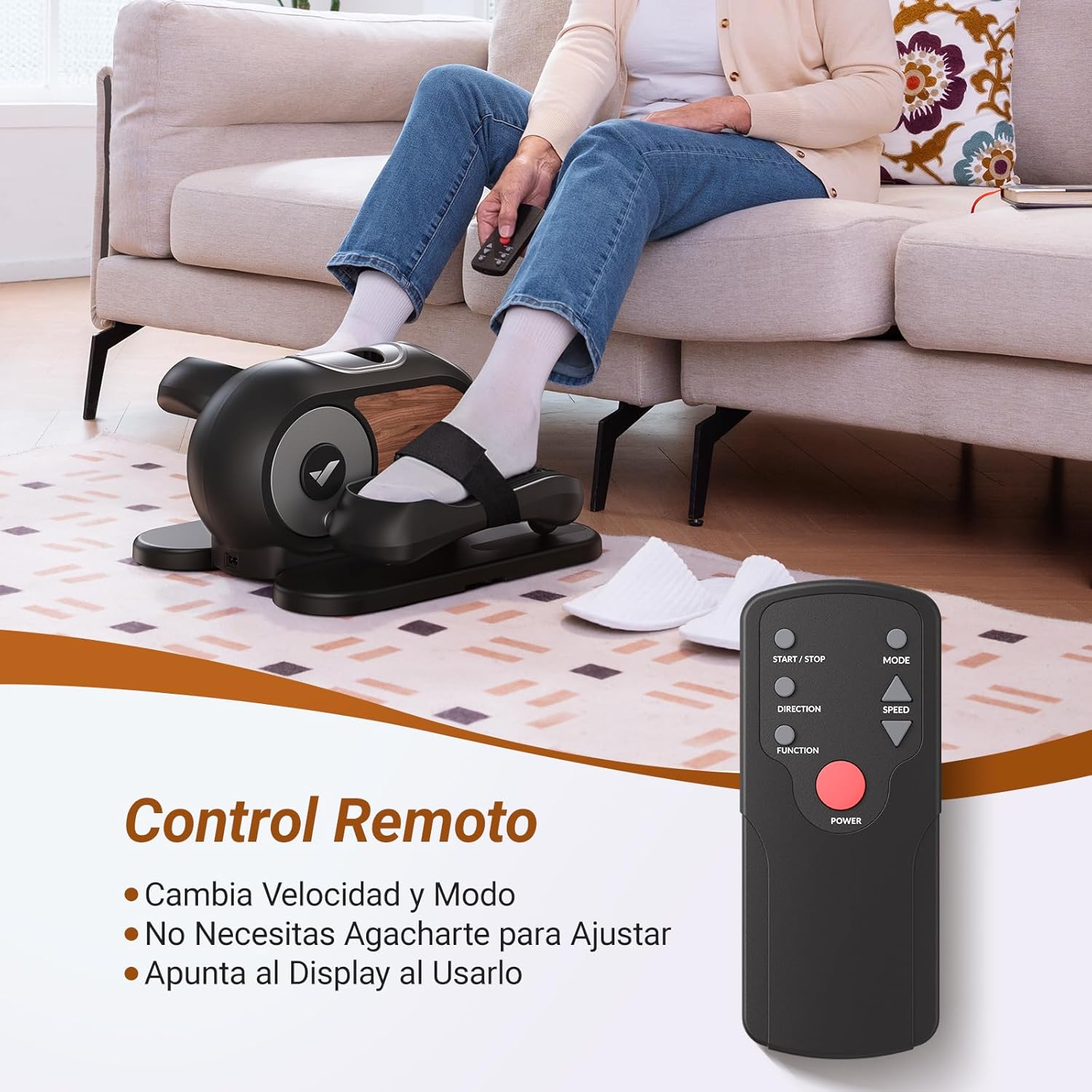 Thumbnail 3 de MERACH Máquina Elíptica Mini Bajo Escritorio 12V 📈