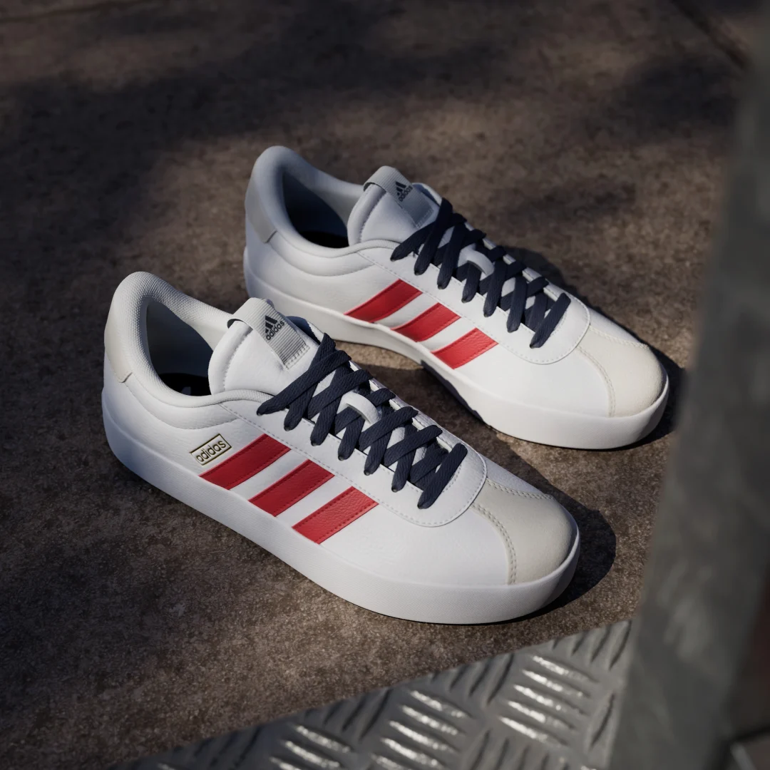 Detalle de Adidas VL Court 3.0 Zapatillas Blancas