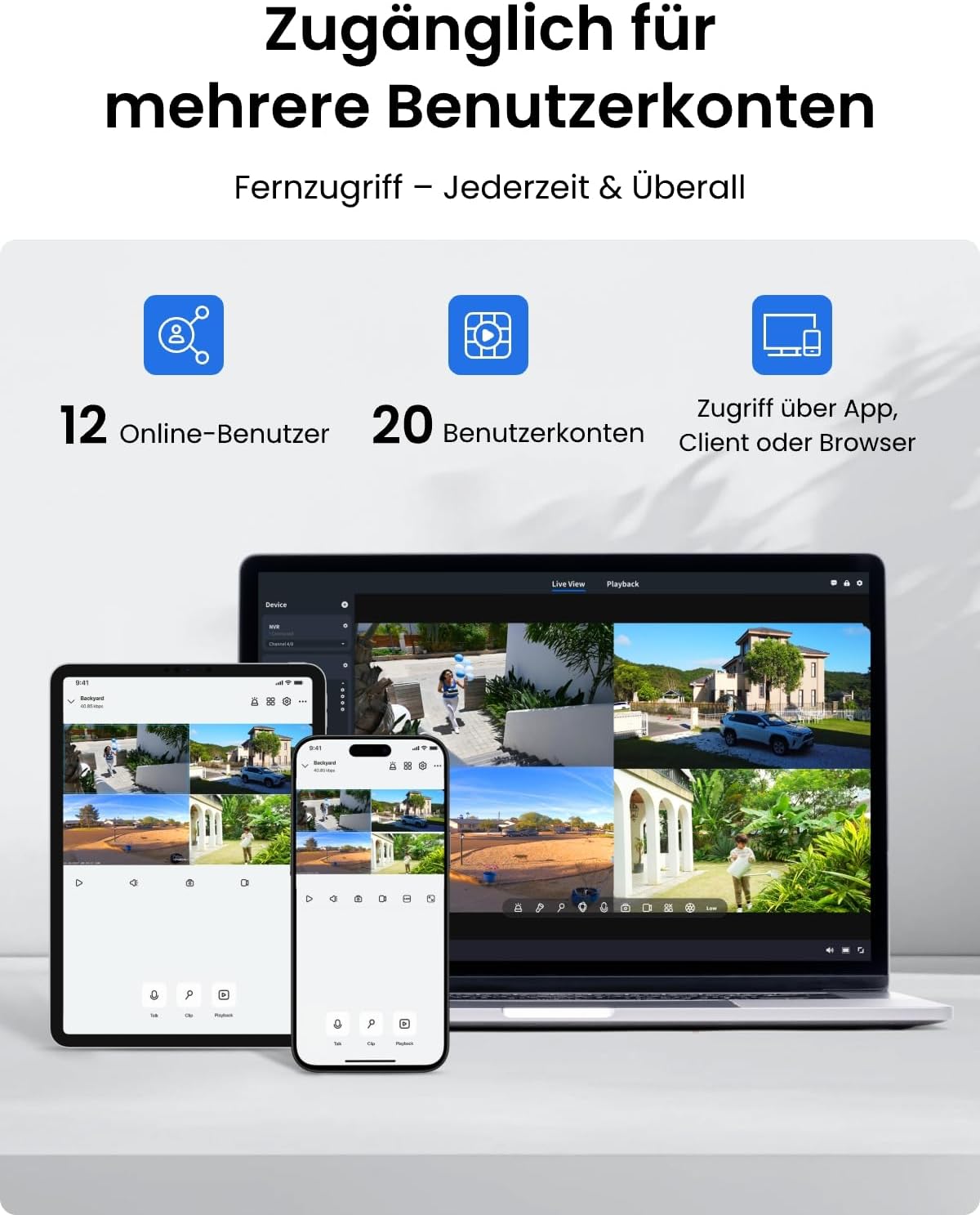 Detalle 2 de Reolink 4K Überwachungskamera Set 8 MP