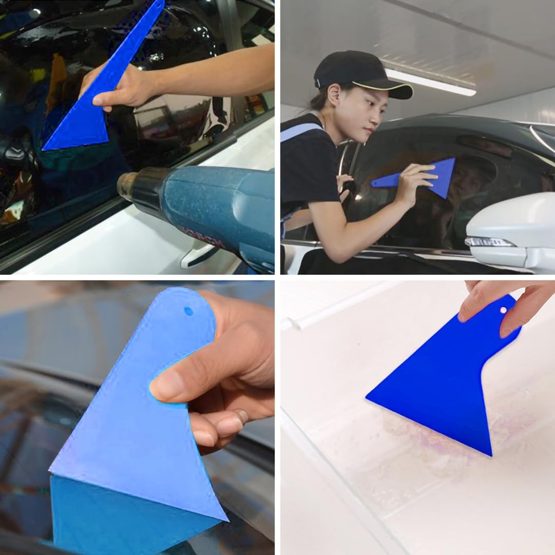 Thumbnail 6 de 4 Pack Body Filler Spreaders for Automotive Repair – Flexible Plastic 3–6 Inch Spreads