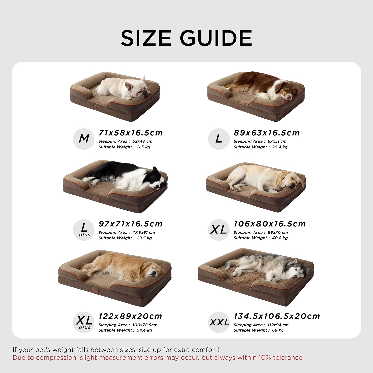 Detalle 2 de Bedsure Large Dog Bed Sofa 97x71x16cm