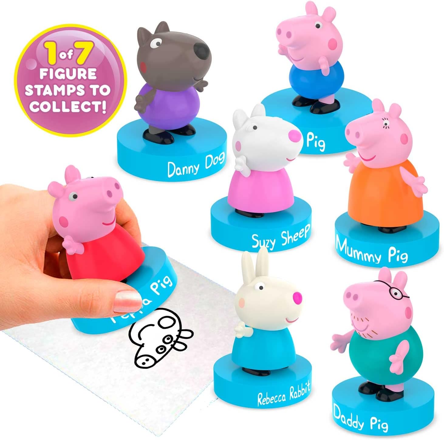 Detalle 2 de INKEE PEPPA PIG - Pack de 3 bombes de bain parfumées avec surprise Peppa Pig