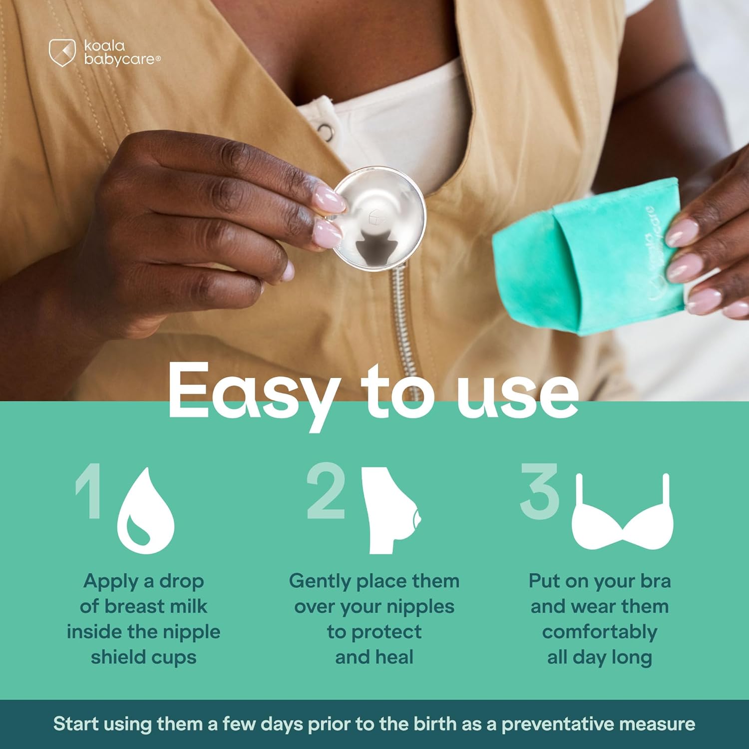 Thumbnail 5 de Koala Babycare Silberhütchen 43 mm 👶