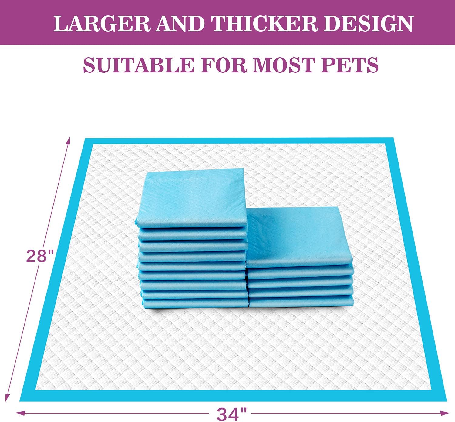 Thumbnail 6 de IMMCUTE Dog Pee Pads 28x34 XL