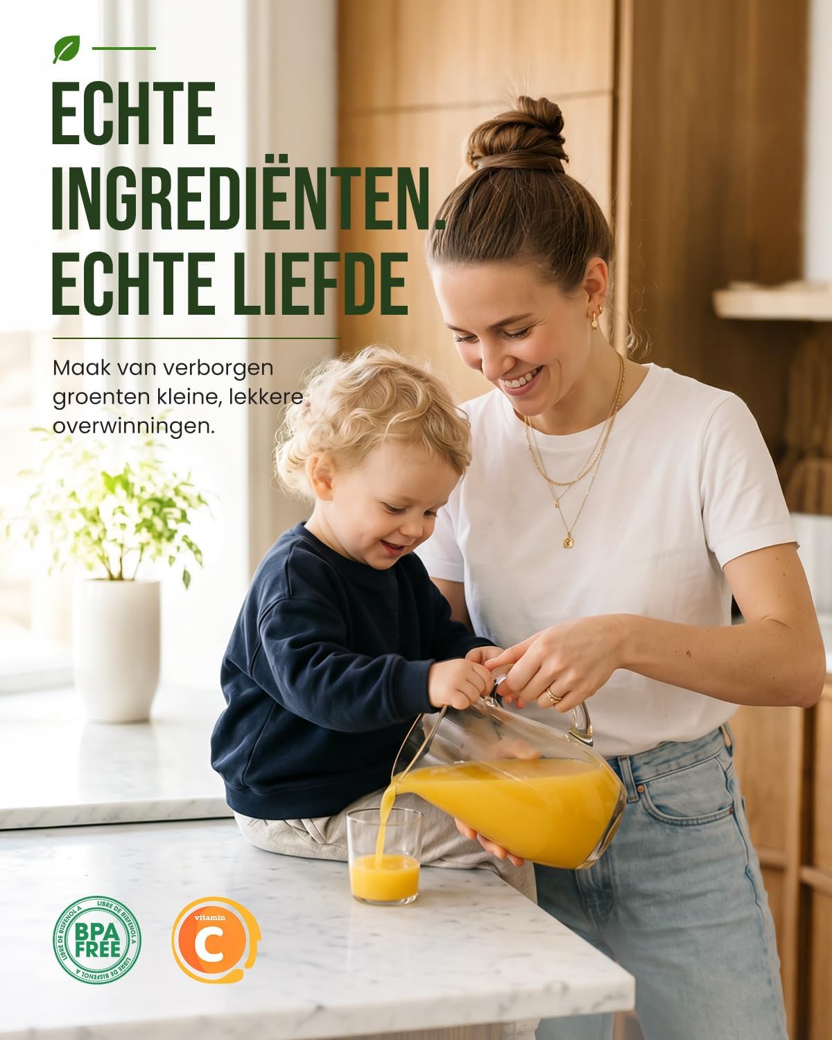 Detalle 2 de LINKChef slowjuicer met koudpersing, 250 W, 13 cm vulopening en 1,8 liter reservoir