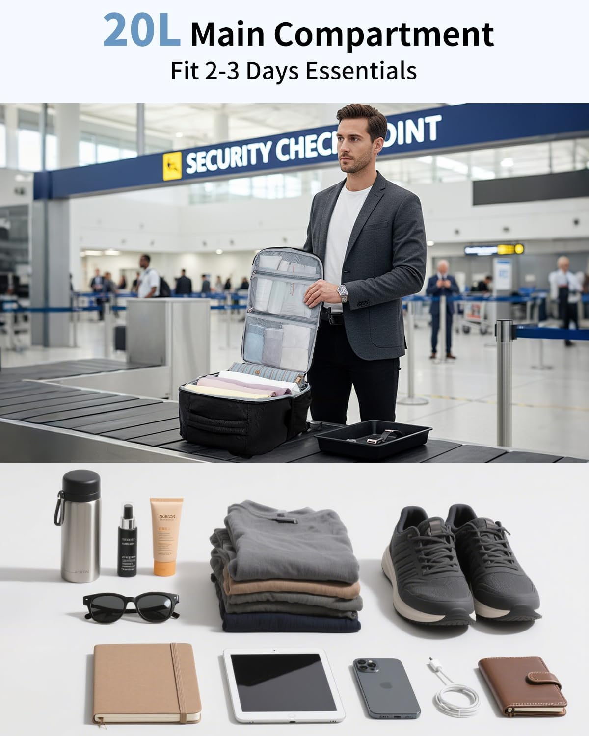 Detalle de ECOHUB Ryanair Cabin Bag 40x20x25