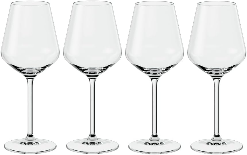 Villeroy & Boch La Divina Weißweinkelch-Set 4-teilig – Kristallglas, spülmaschinenfest, 380 ml