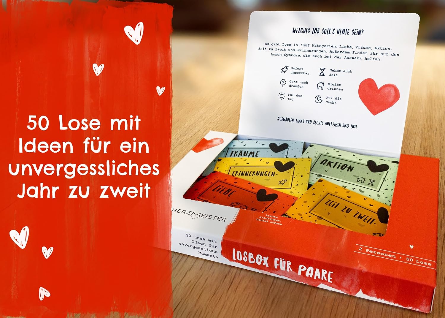 Detalle de Herzmeister Geschenk für Paare 50 Ideen