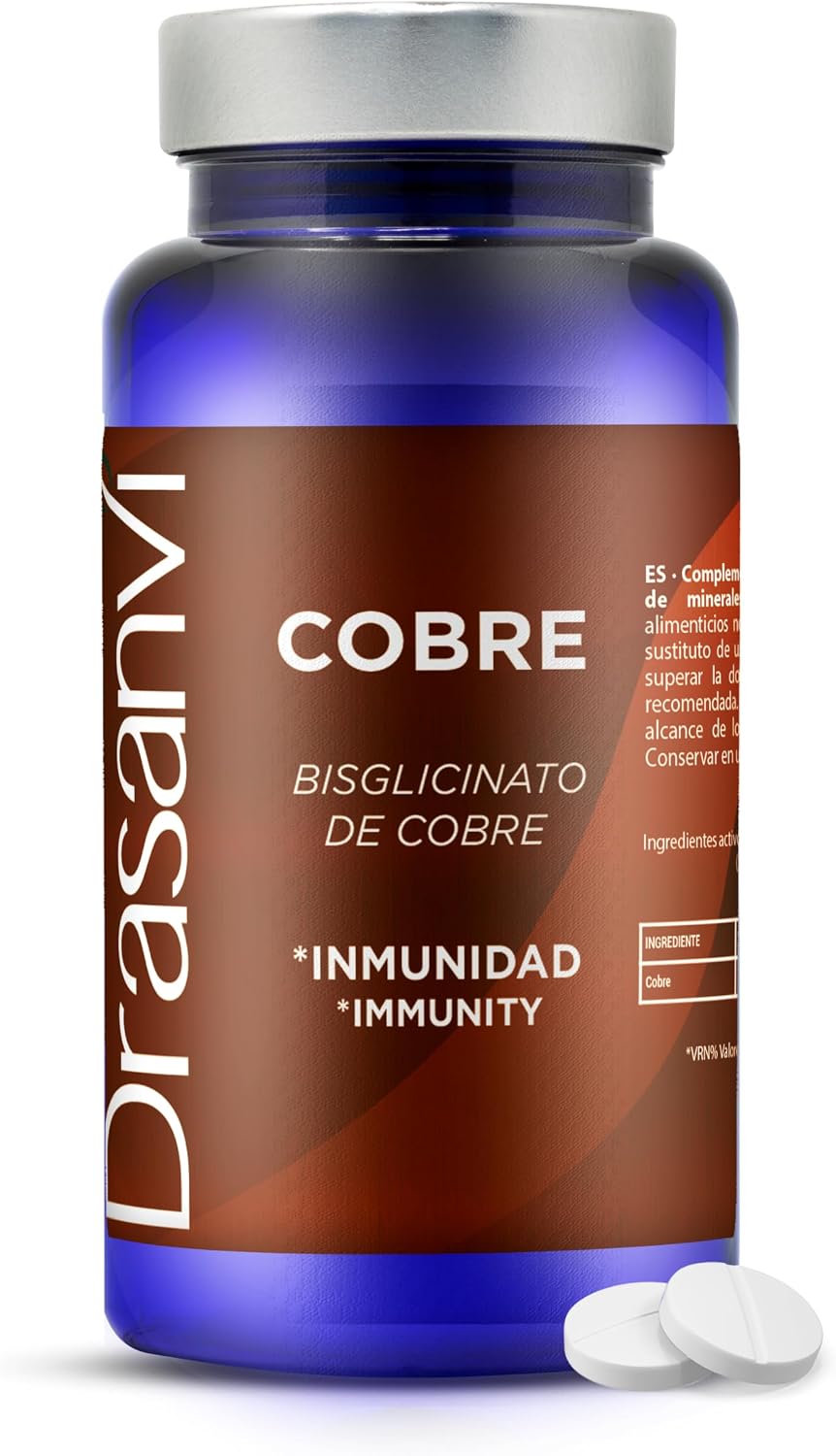 Detalle de DRASANVI MINERAL Bisglicinato de Cobre 2500µg