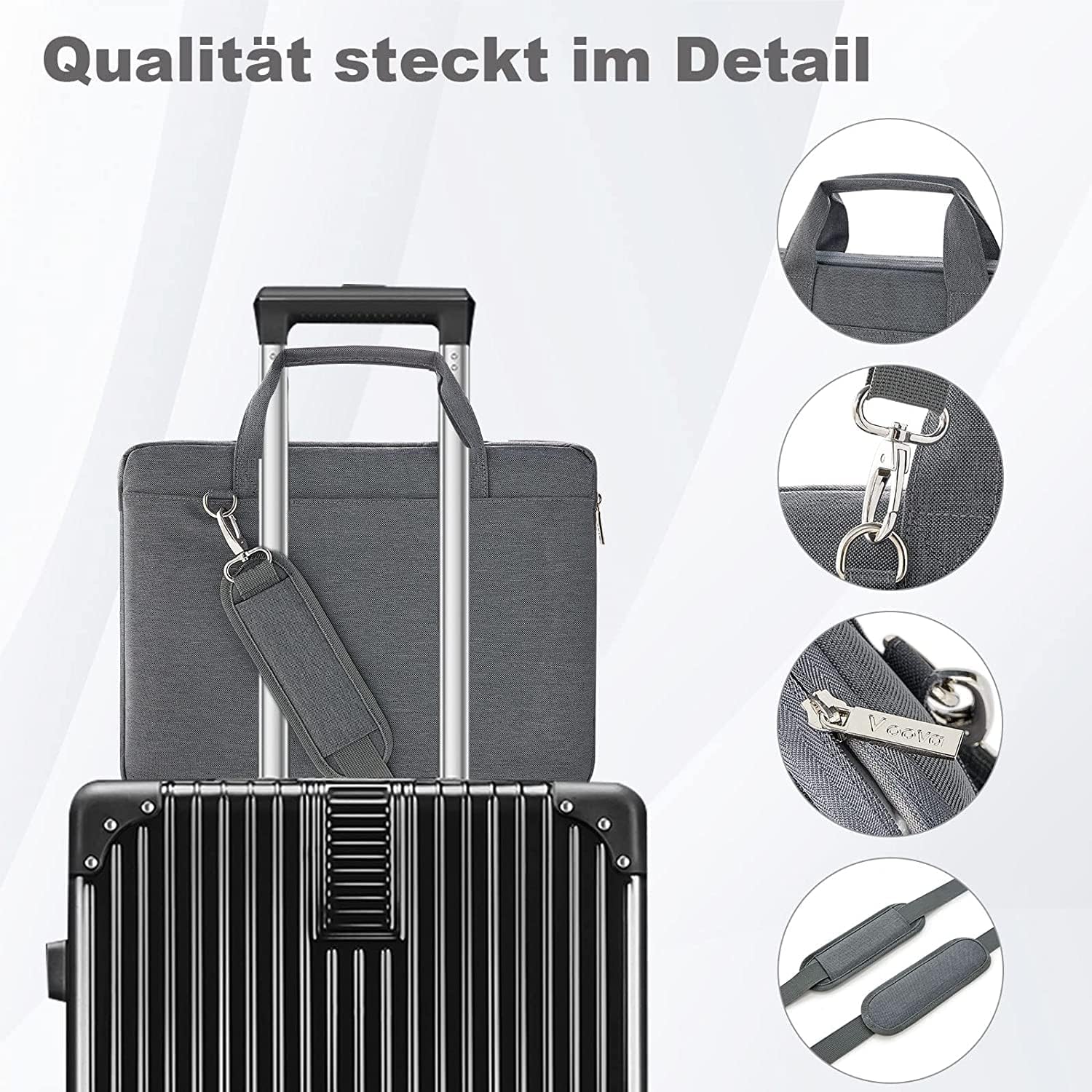 Thumbnail 6 de Voova 17–17.3 Inch Laptop Bag: Waterproof 360° Protection for Work and Travel