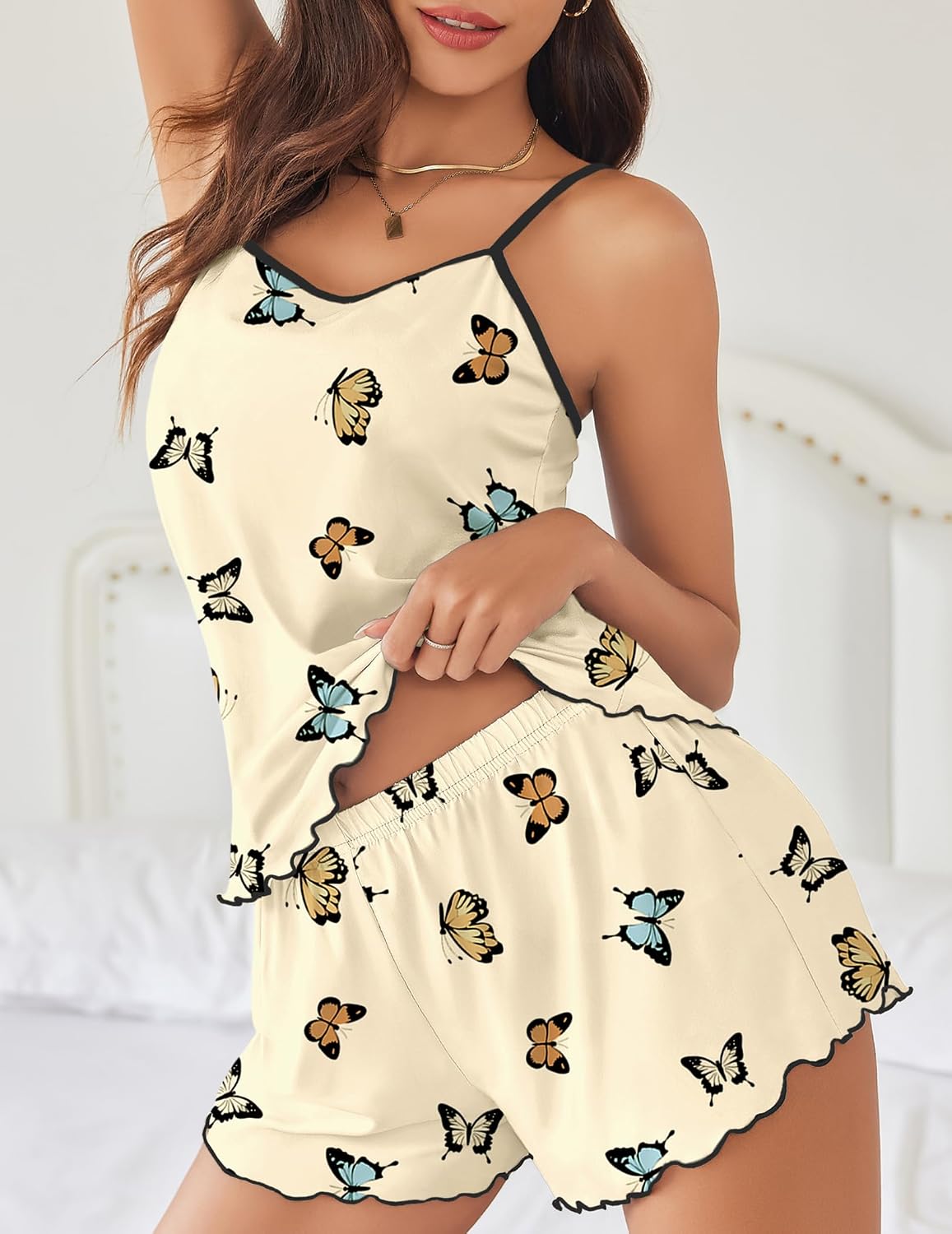 Thumbnail 2 de Ekouaer Cami Pajama Set Polyester-Spandex