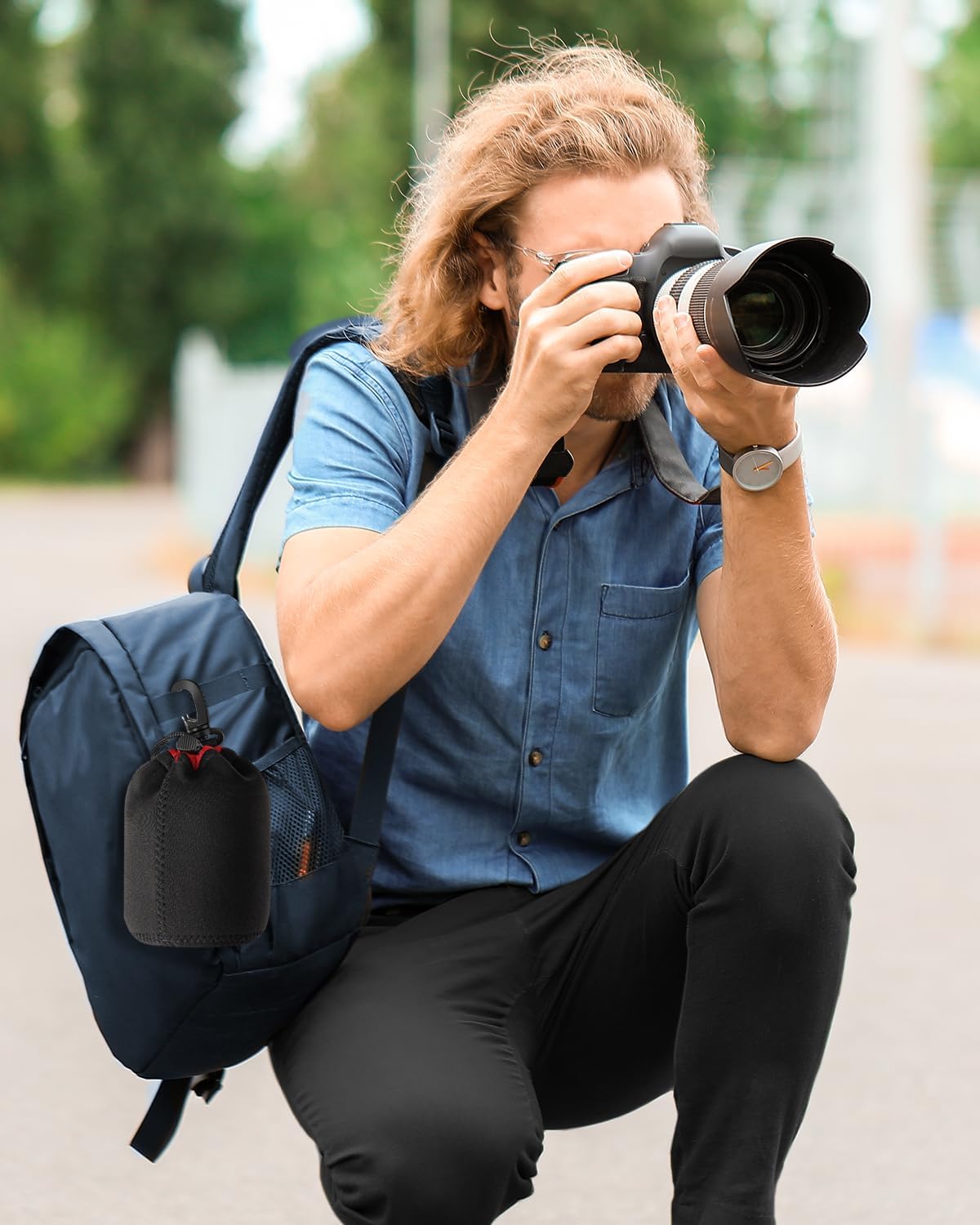 Thumbnail 5 de POLAM-FOTO Objektivtasche Set aus Neopren – 4 Größen, schützender Innenflanell, kompatibel mit Canon/Nikon u.v.m.
