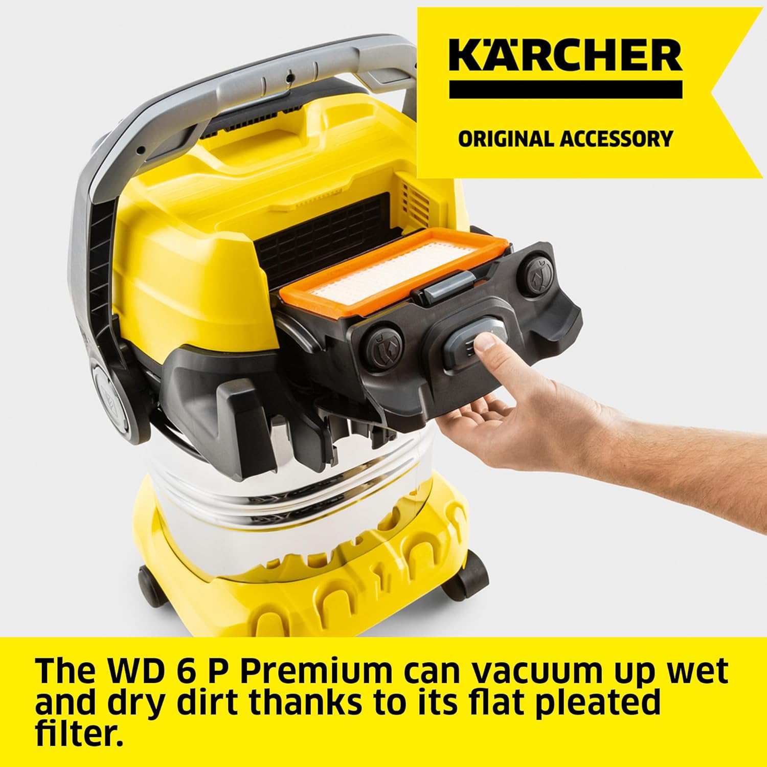 Thumbnail 1 de KÄRCHER WD 6 P Premium Wet and Dry Vacuum Cleaner with Blower Function