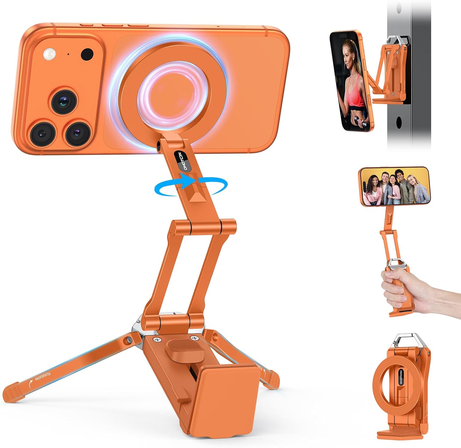 Detalle de OMOTON MagSafe Tripod Mount 9in