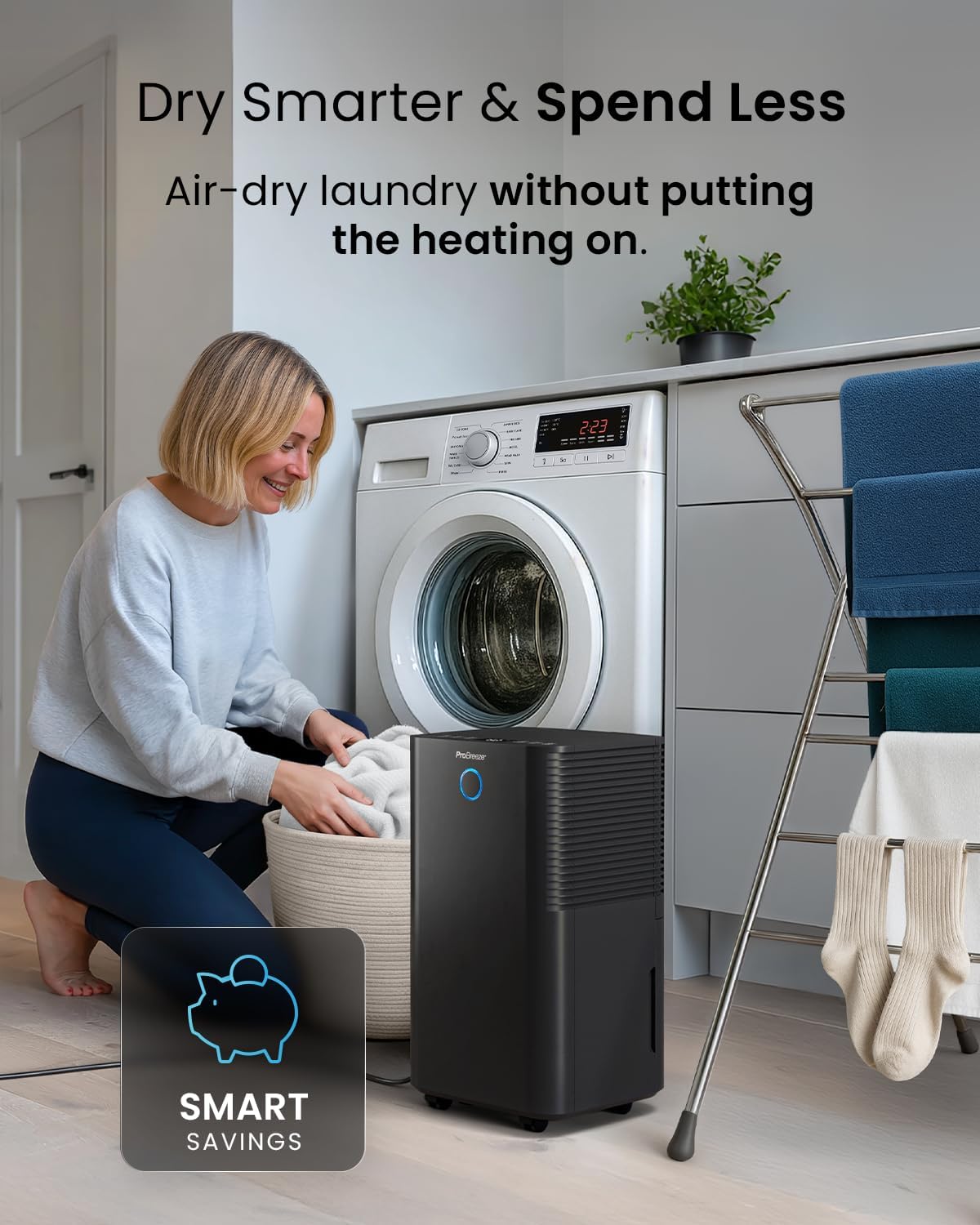 Detalle de Pro Breeze OmniDry Dehumidifier 12 Litre