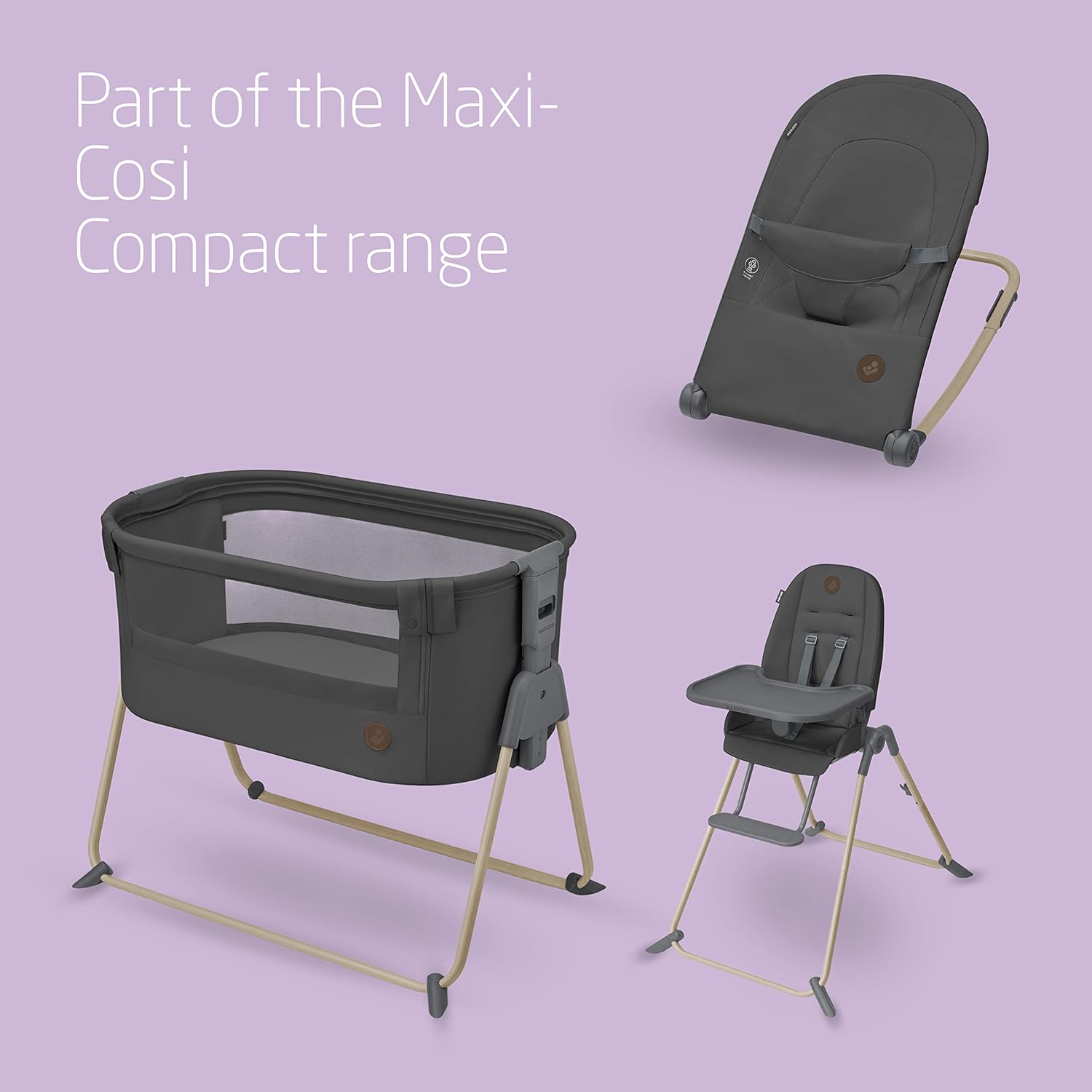 Detalle de Maxi-Cosi Tori 2-in-1 Co-Sleeper: Compact, breathable bedside crib for 0–6 months