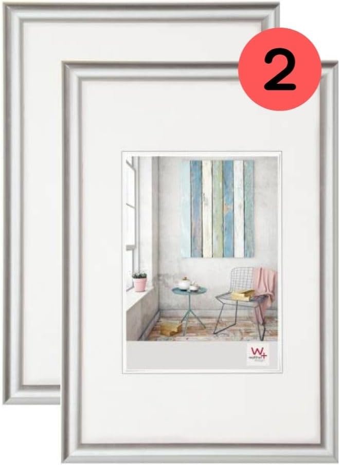 Detalle de Walther Design KP045D Trendstyle – Cadre en plastique 30x45 cm, verre