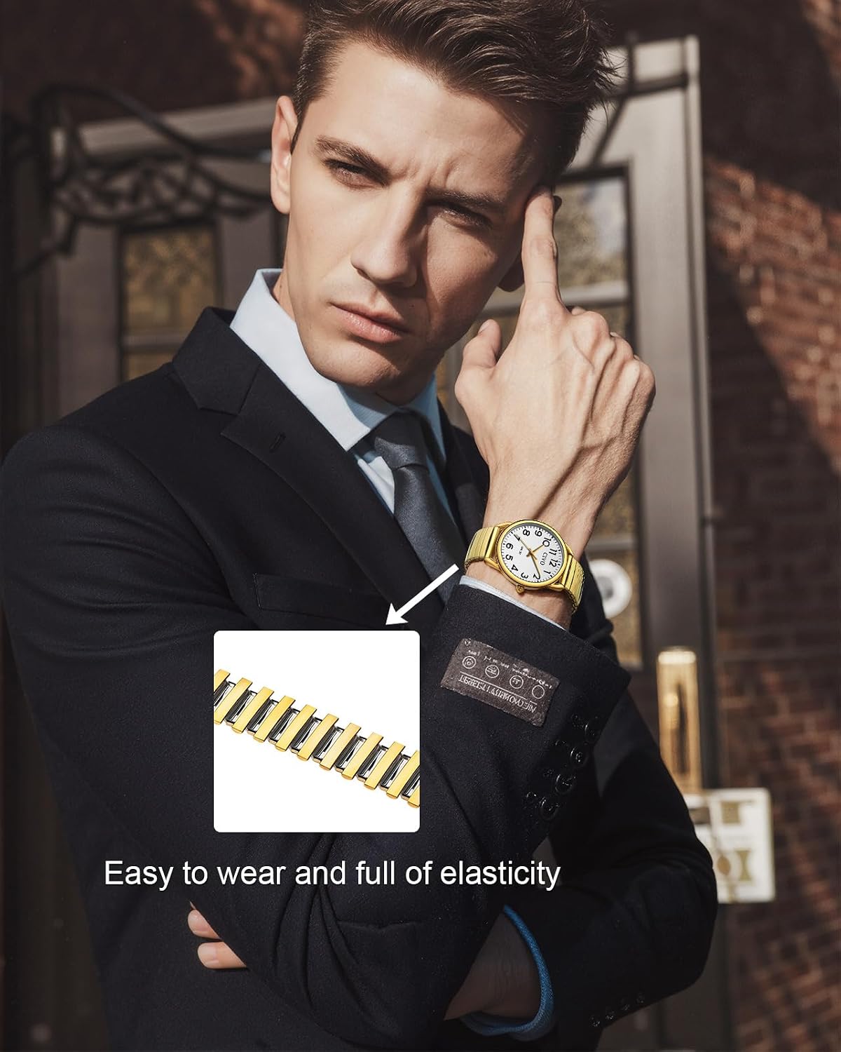 Thumbnail 1 de CIVO Gut Ablesbar Herren Uhr 30 m
