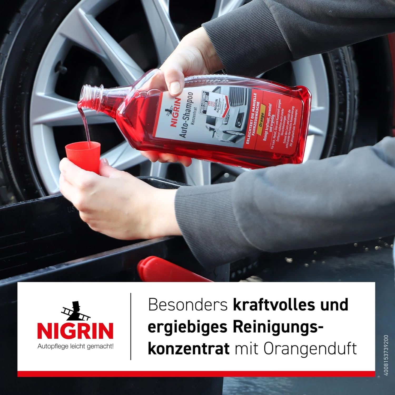 Thumbnail 2 de NIGRIN Autoshampoo Konzentrat 1 Liter – kraftvolle Reinigung, schonend für Lack & Kunststoffoberflächen