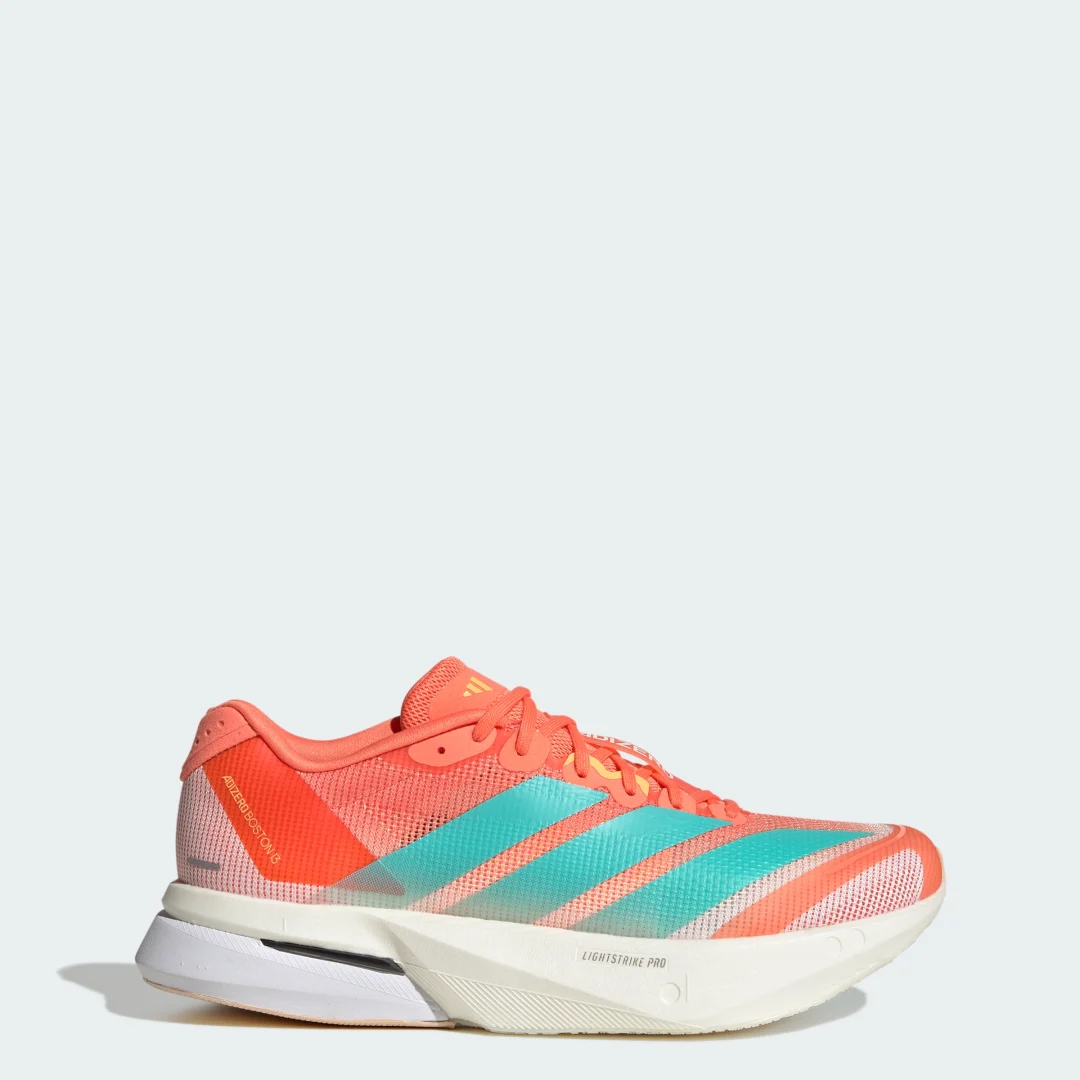 Detalle de Zapatilla Adizero Boston 13 de Adidas: rendimiento ligero en color naranja