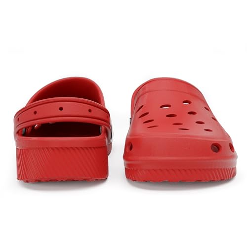 Detalle de Lakeland Active Men's Silloth Lightweight Ventilated Clogs - Red (UK 7)