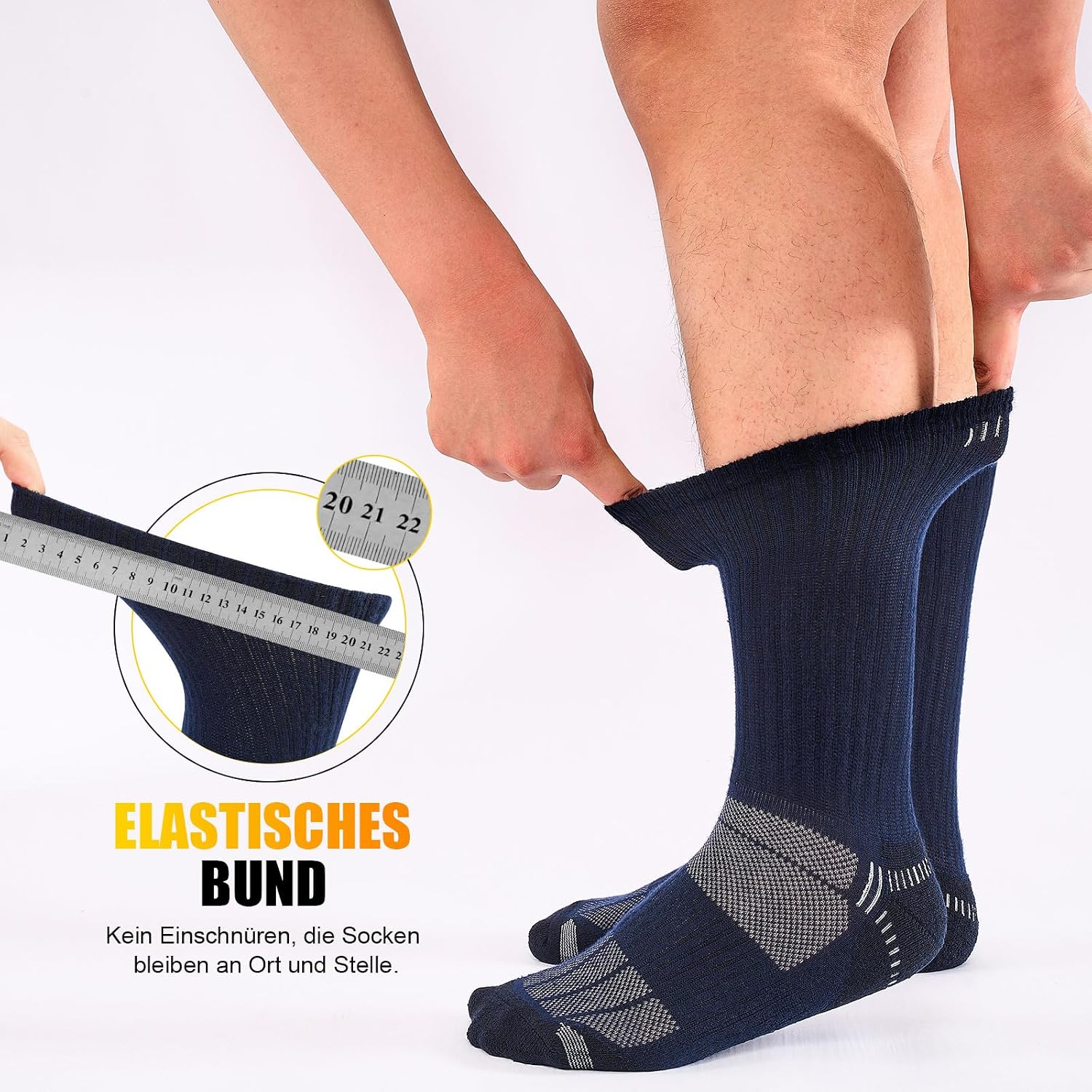 Detalle 2 de Lot de 5 chaussettes de sport 43-46