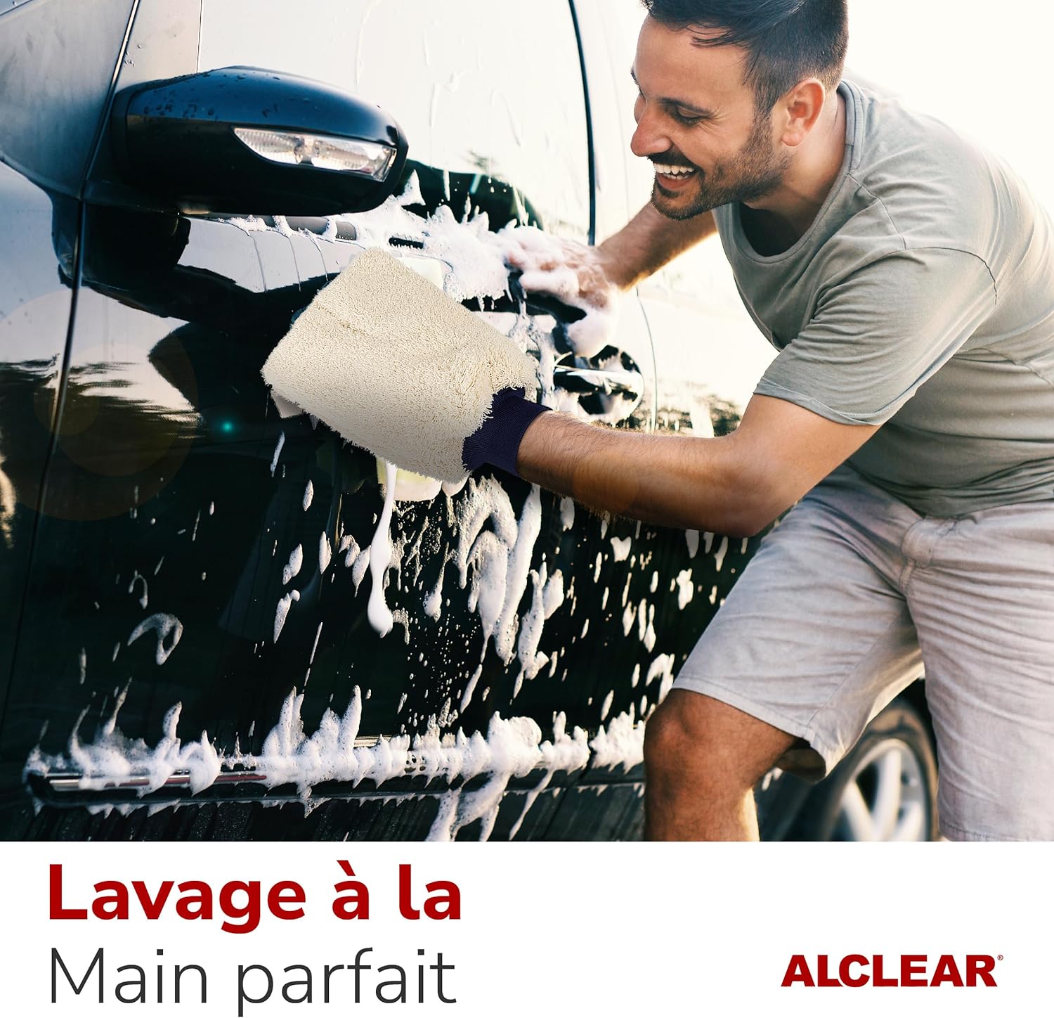 Thumbnail 3 de ALCLEAR Gant de Lavage Microfibre Auto – Premium, sans rayures, absorption élevée