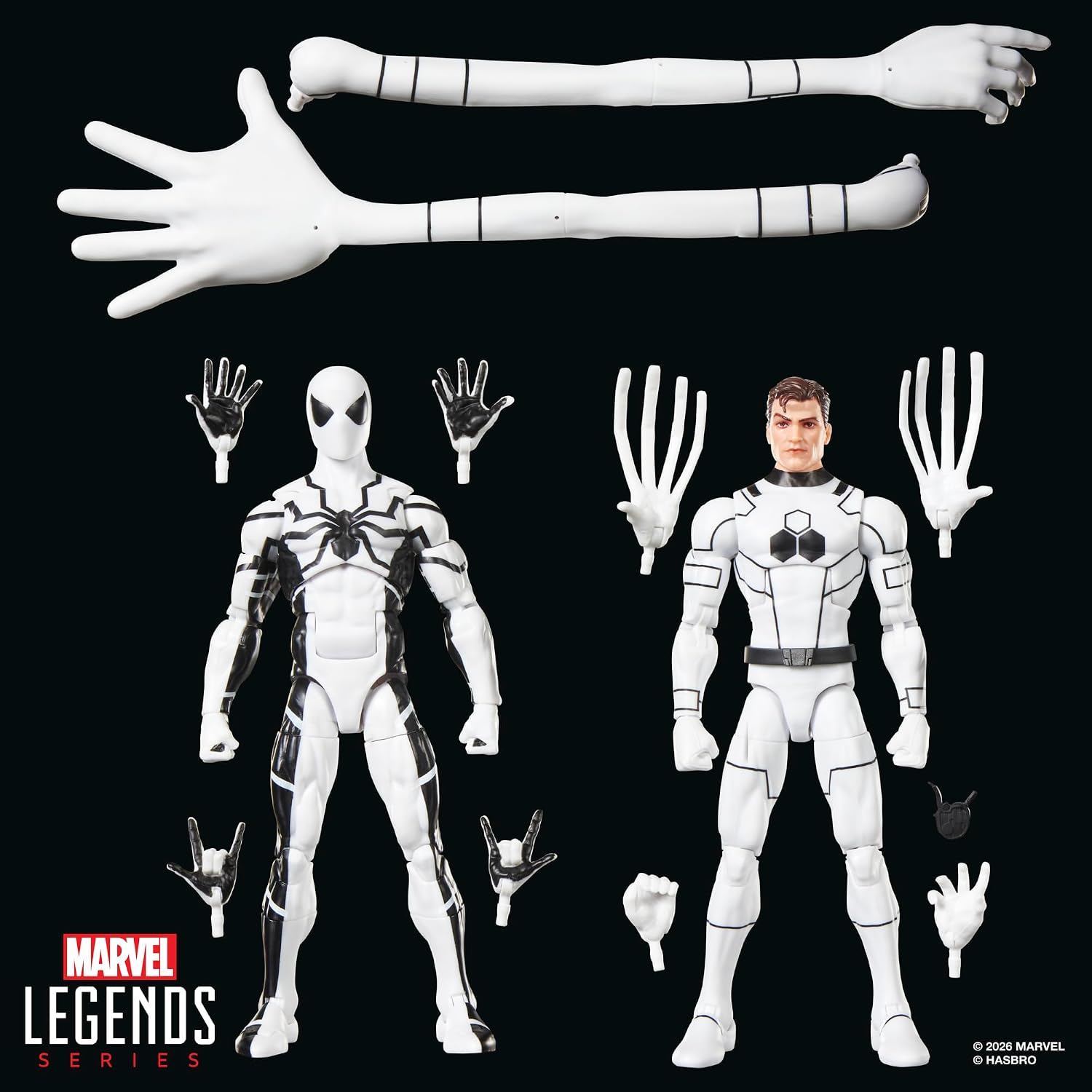 Detalle 2 de Marvel Legends G20685L0 Future Foundation-duopack met Mister Fantastic en Spider-Man, 15 cm