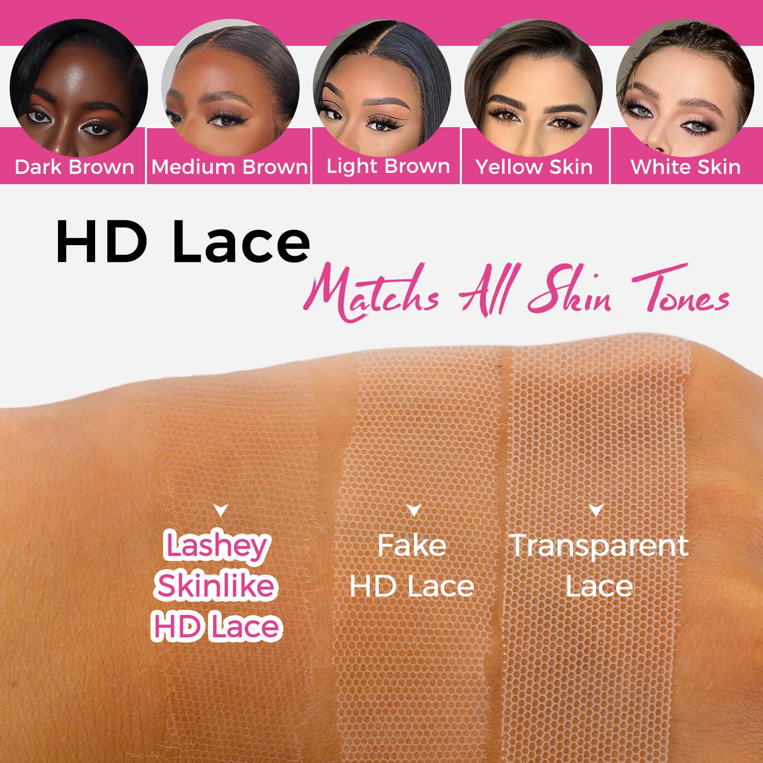 Thumbnail 2 de Lashey HD Lace Closure, 14-Inch