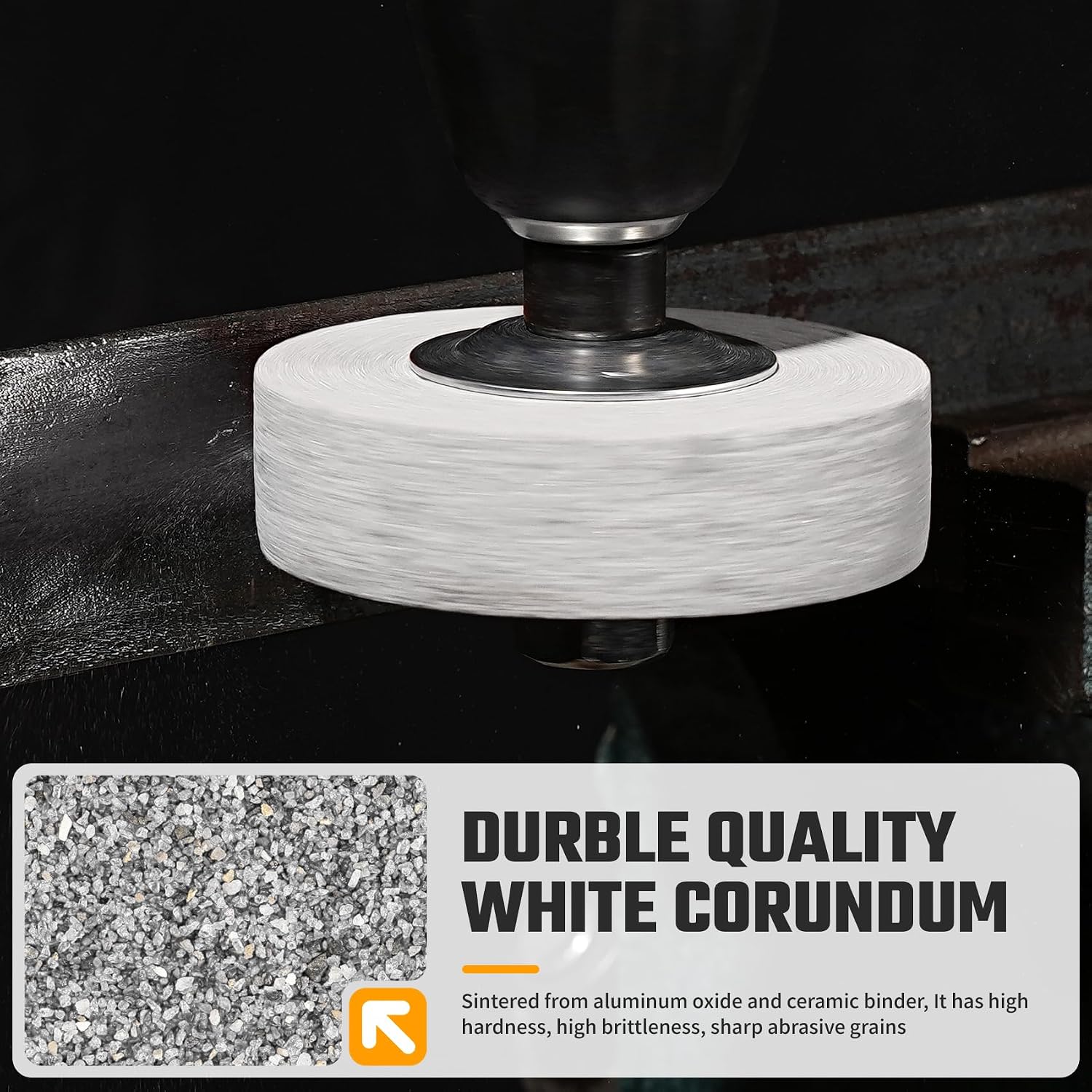 Detalle de Grinding wheel adapter 75mm for drill
