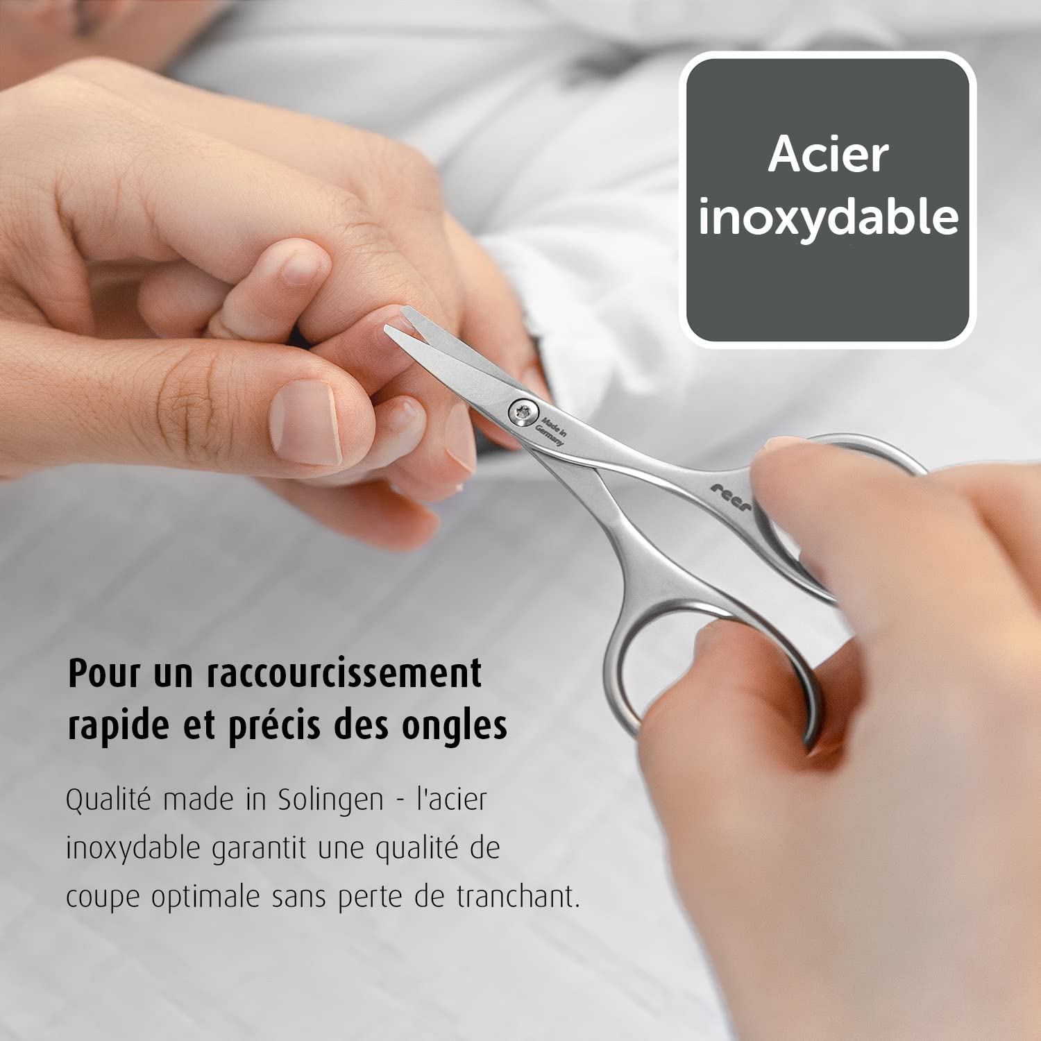 Detalle 2 de reer Premium Care Baby-Nagelschere 85 mm
